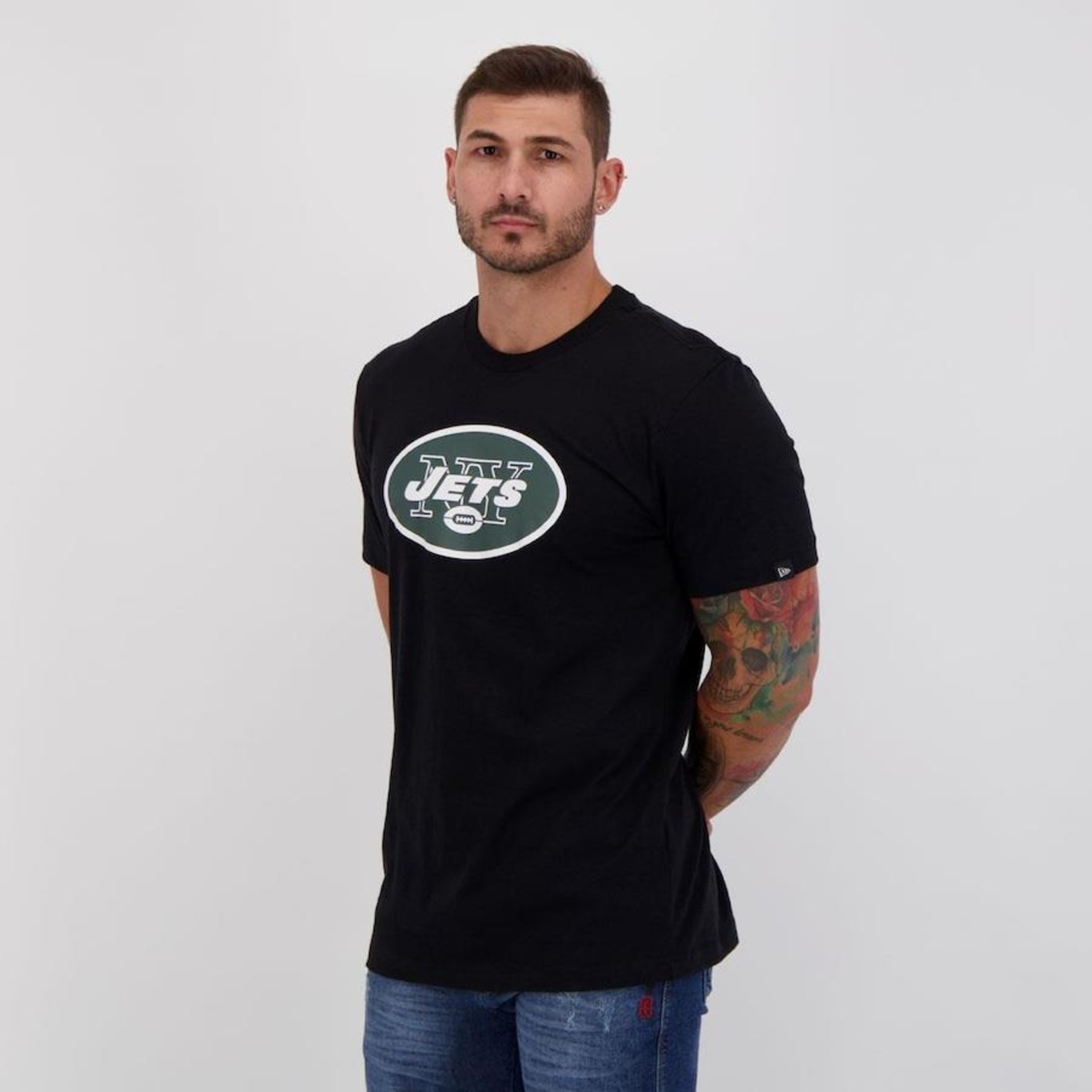 Camiseta New Era NFL New York Jets - Masculina - Foto 5