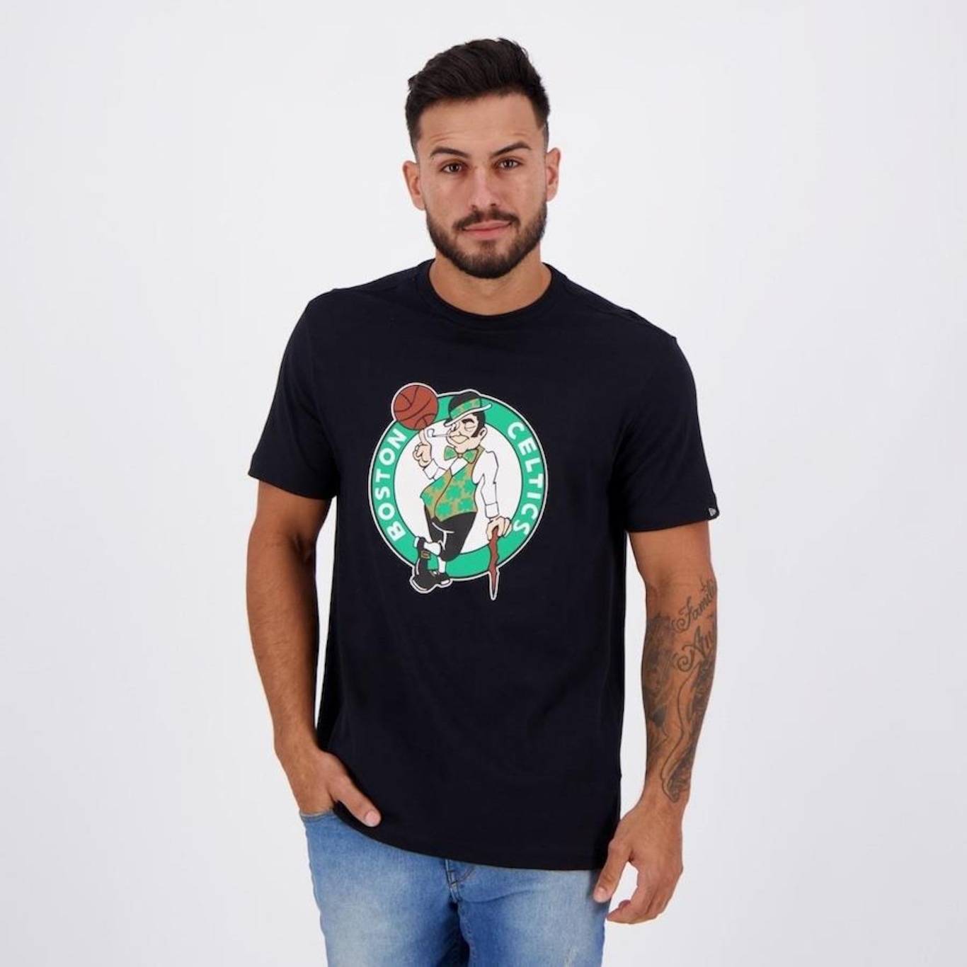 Camiseta New Era NBA Boston Celtics - Masculina - Foto 1