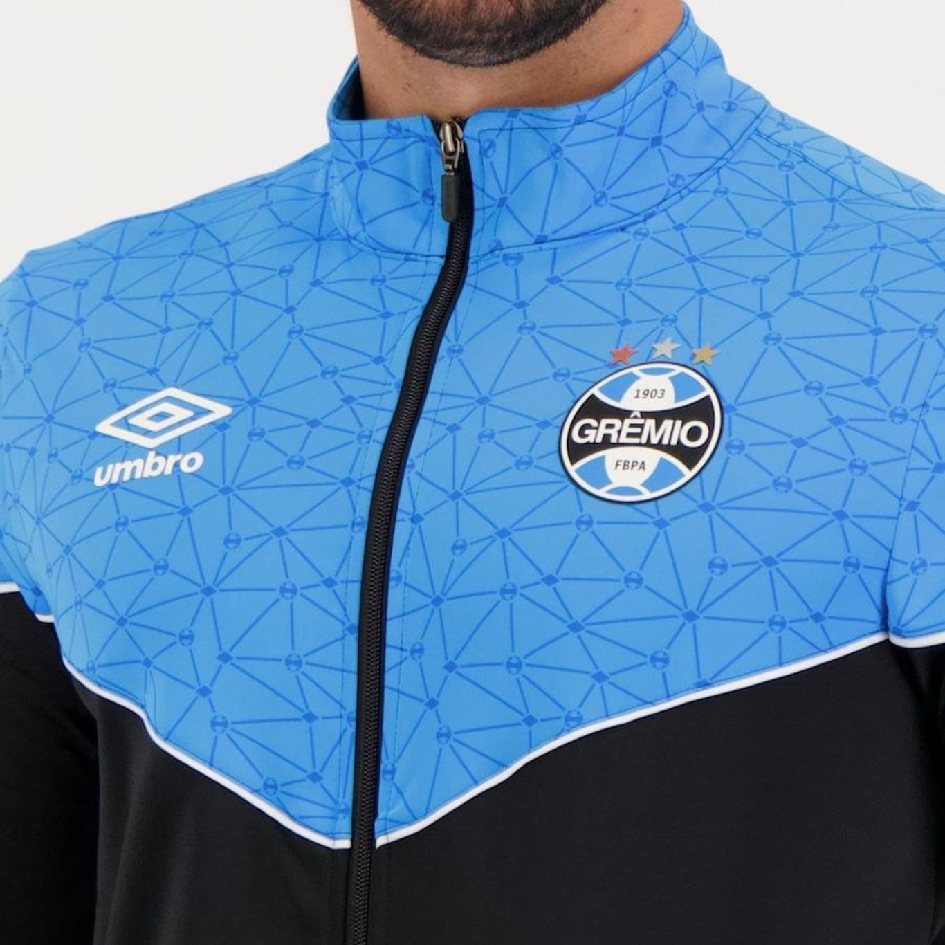 Jaqueta Umbro Grêmio Hino 2022 - Masculina - Foto 4