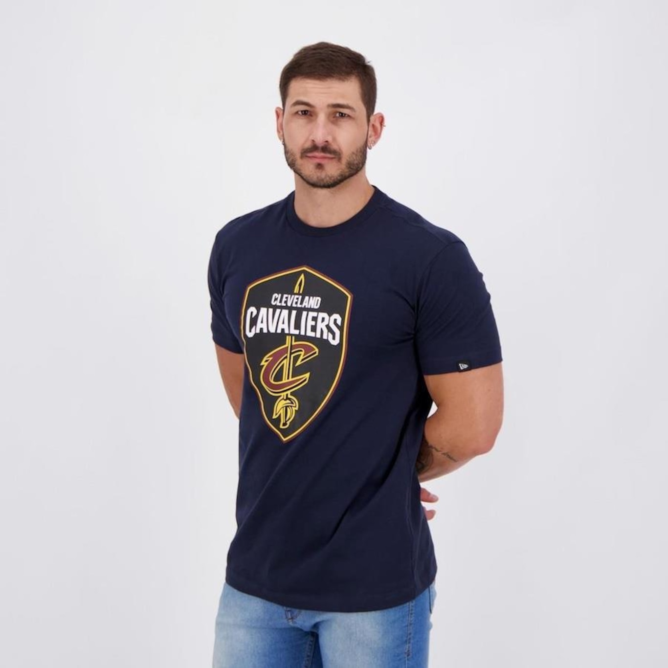 Camiseta New Era NBA Cleveland Cavaliers Logo - Masculina - Foto 2