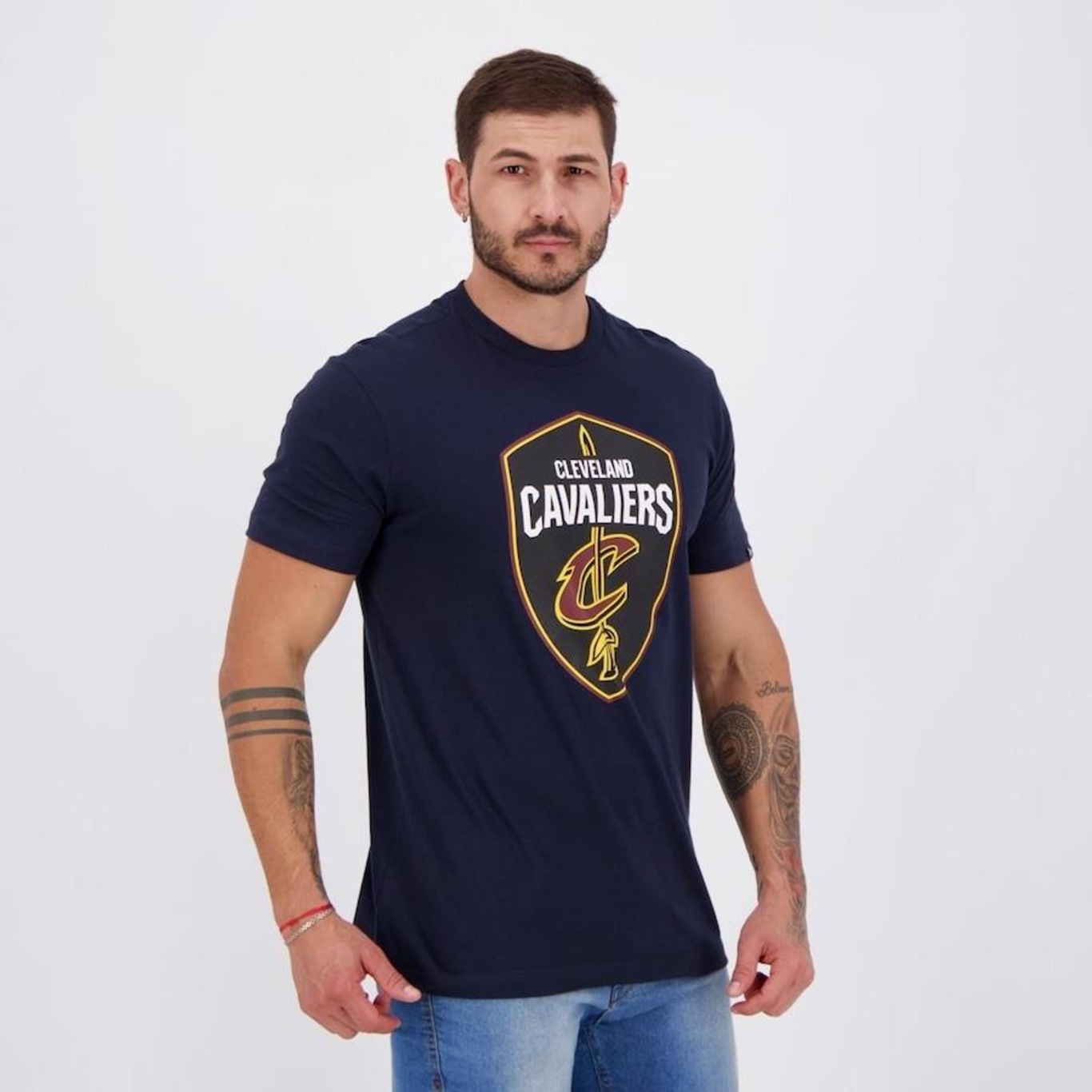 Camiseta New Era NBA Cleveland Cavaliers Logo - Masculina - Foto 5