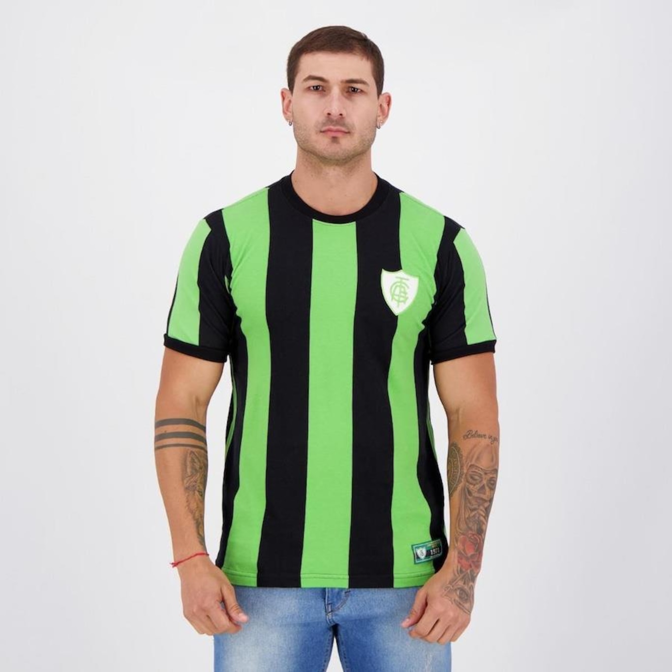 Camisa do América Mineiro Retrô 1971 - Masculina - Foto 1