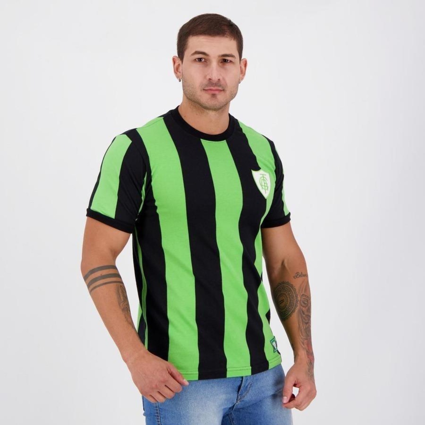 Camisa do América Mineiro Retrô 1971 - Masculina - Foto 5