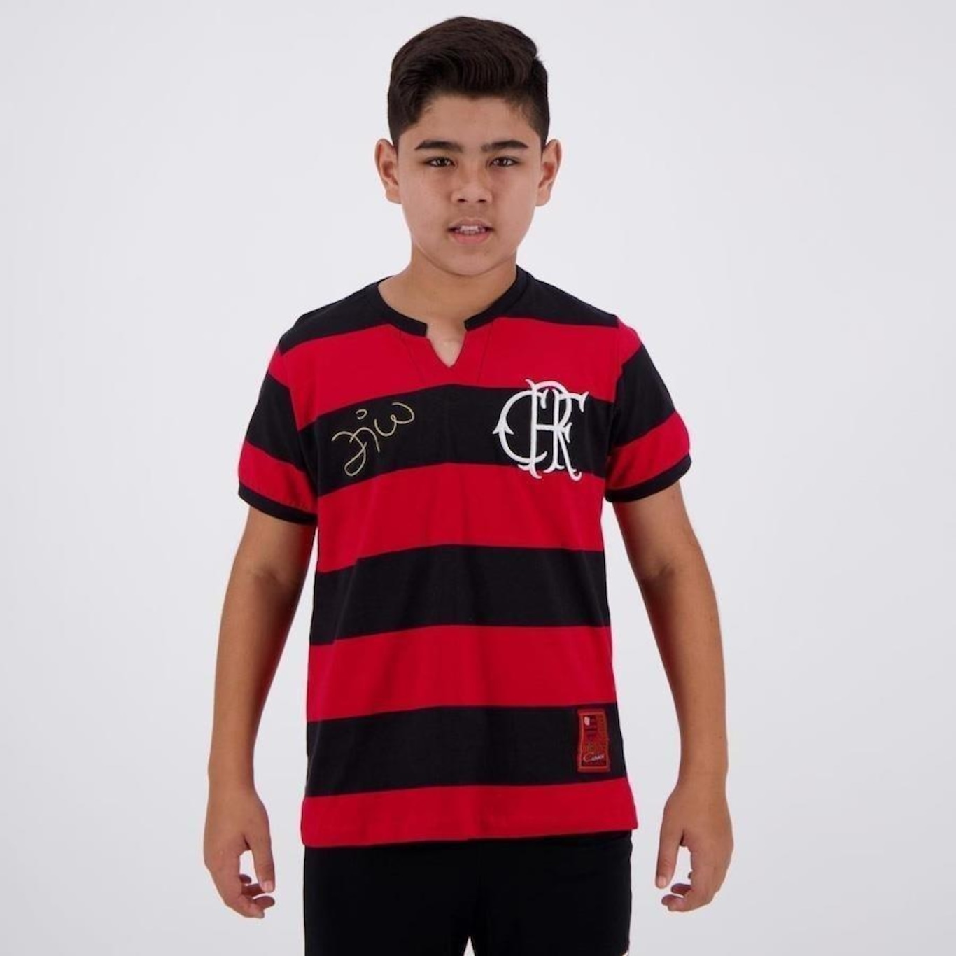 Camisa do Flamengo Flatri Zico - Infantil - Foto 1