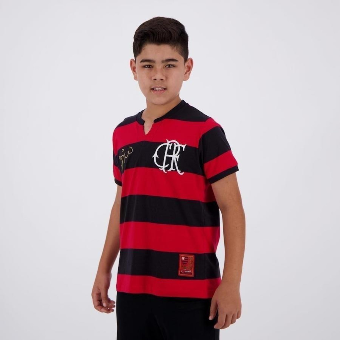 Camisa do Flamengo Flatri Zico - Infantil - Foto 2