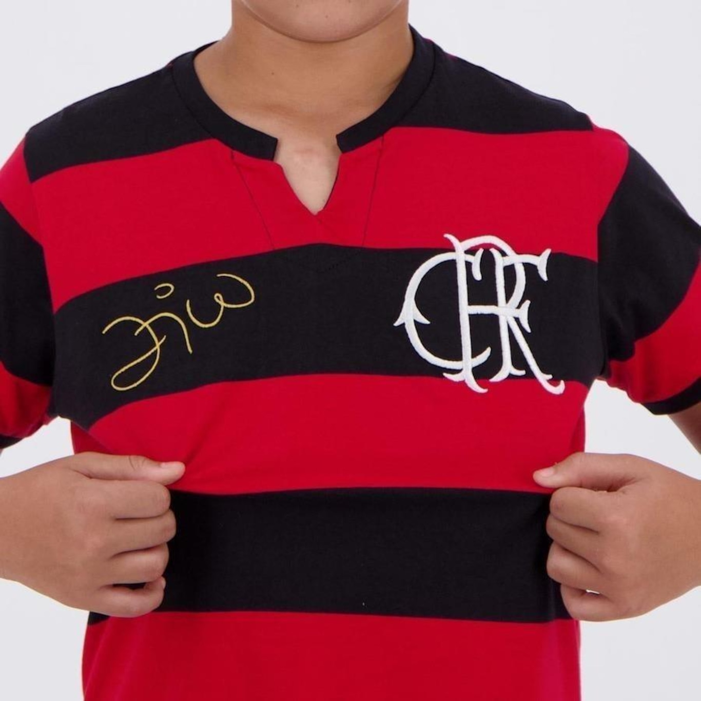 Camisa do Flamengo Flatri Zico - Infantil - Foto 4