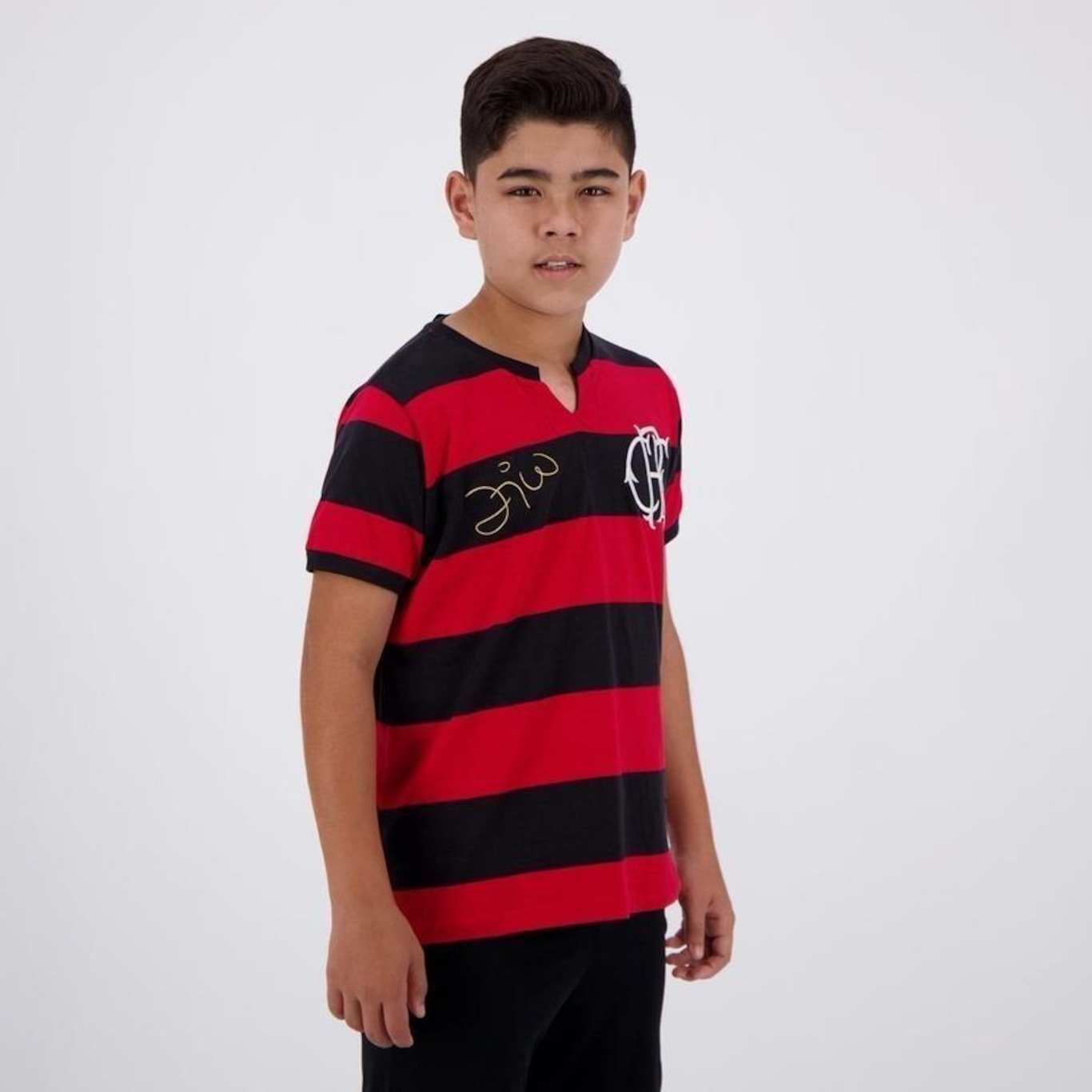 Camisa do Flamengo Flatri Zico - Infantil - Foto 5