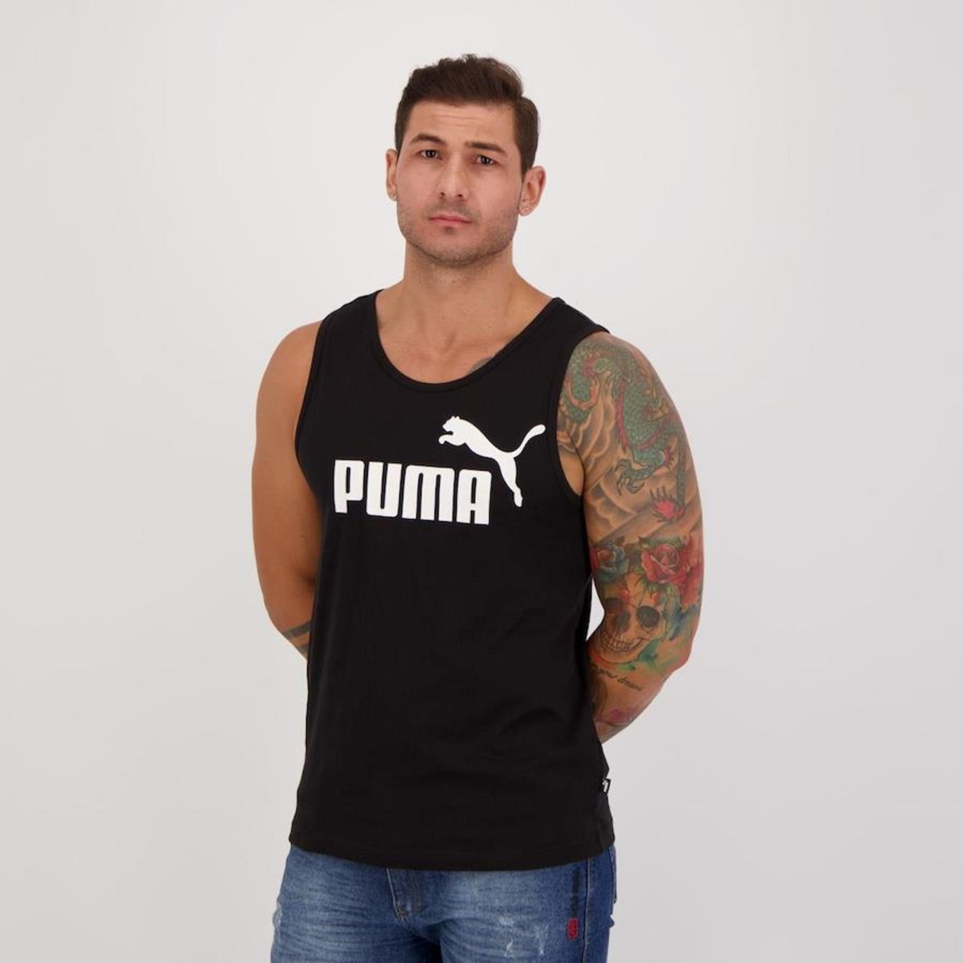 Camiseta Regata Puma ESS - Masculina - Foto 2