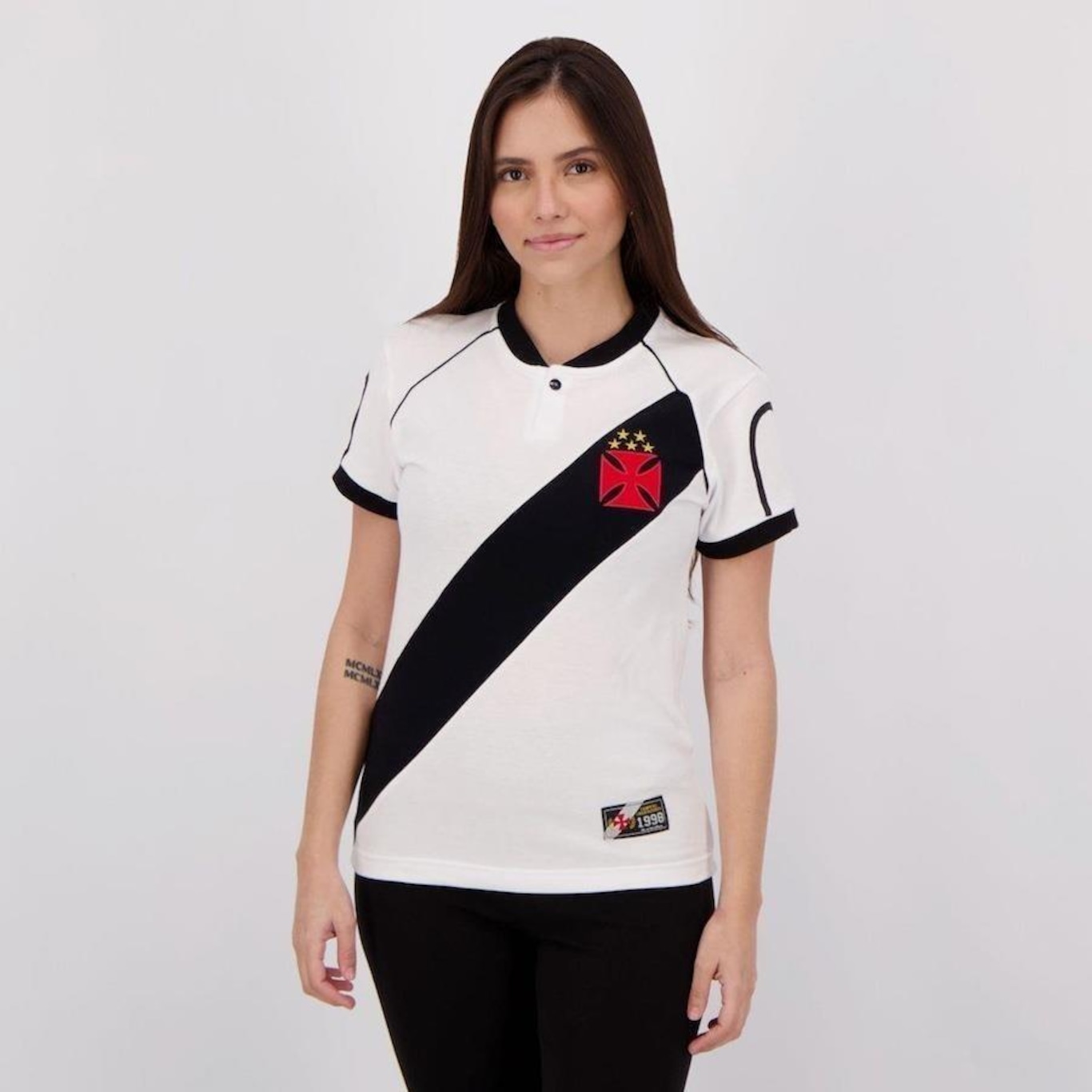 Camisa do Vasco Retrô 1998 Feminina - Foto 2