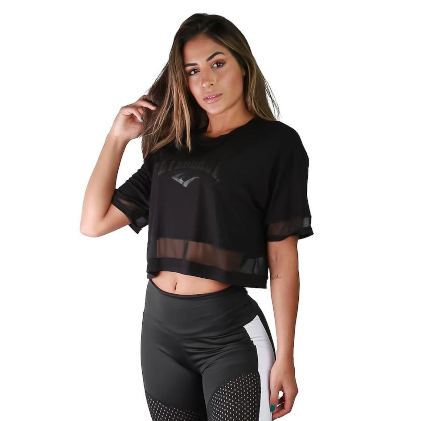 Cropped T-Shirt Everlast - Feminino - Foto 3