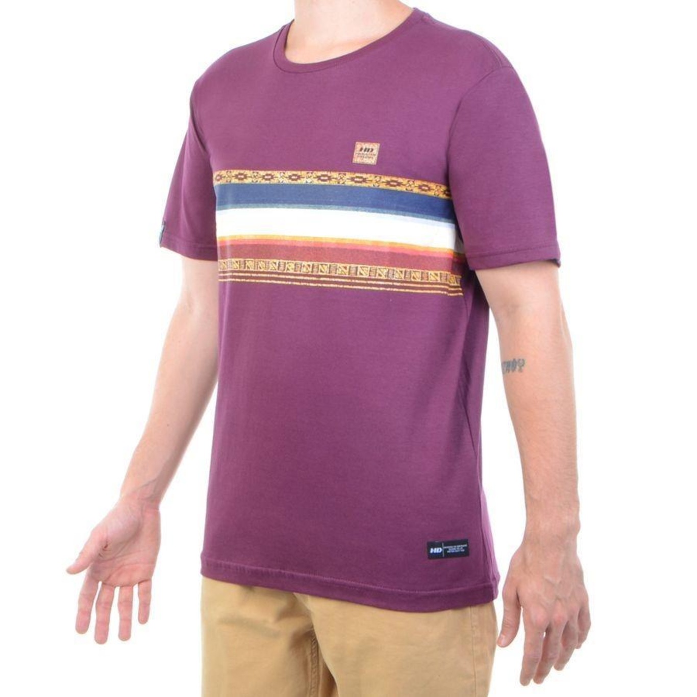 Camiseta Hd Listred Basic Silk - Masculina - Foto 2