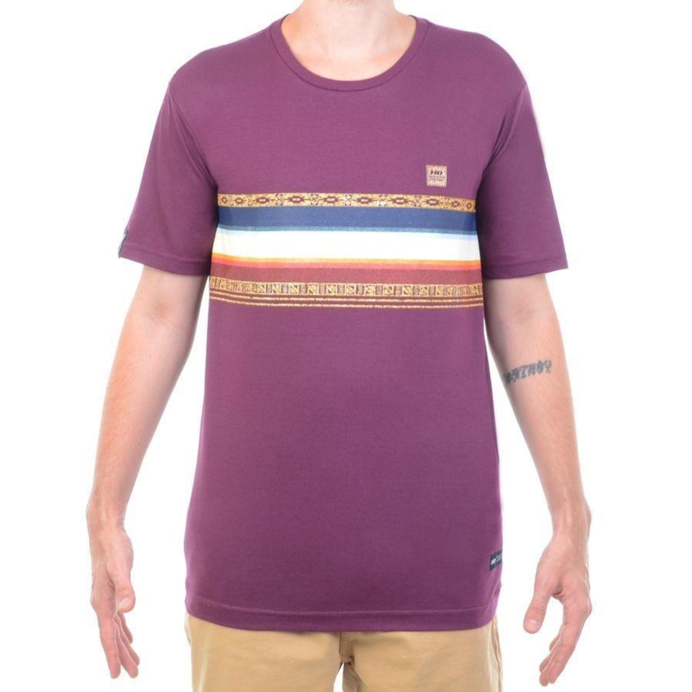 Camiseta Hd Listred Basic Silk - Masculina - Foto 5