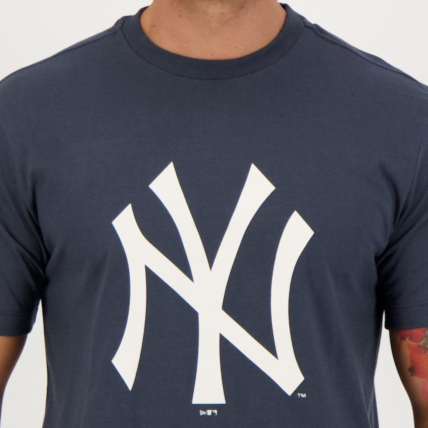 Camiseta New Era New York Yankees MLB Big Logo - Masculino - Foto 4