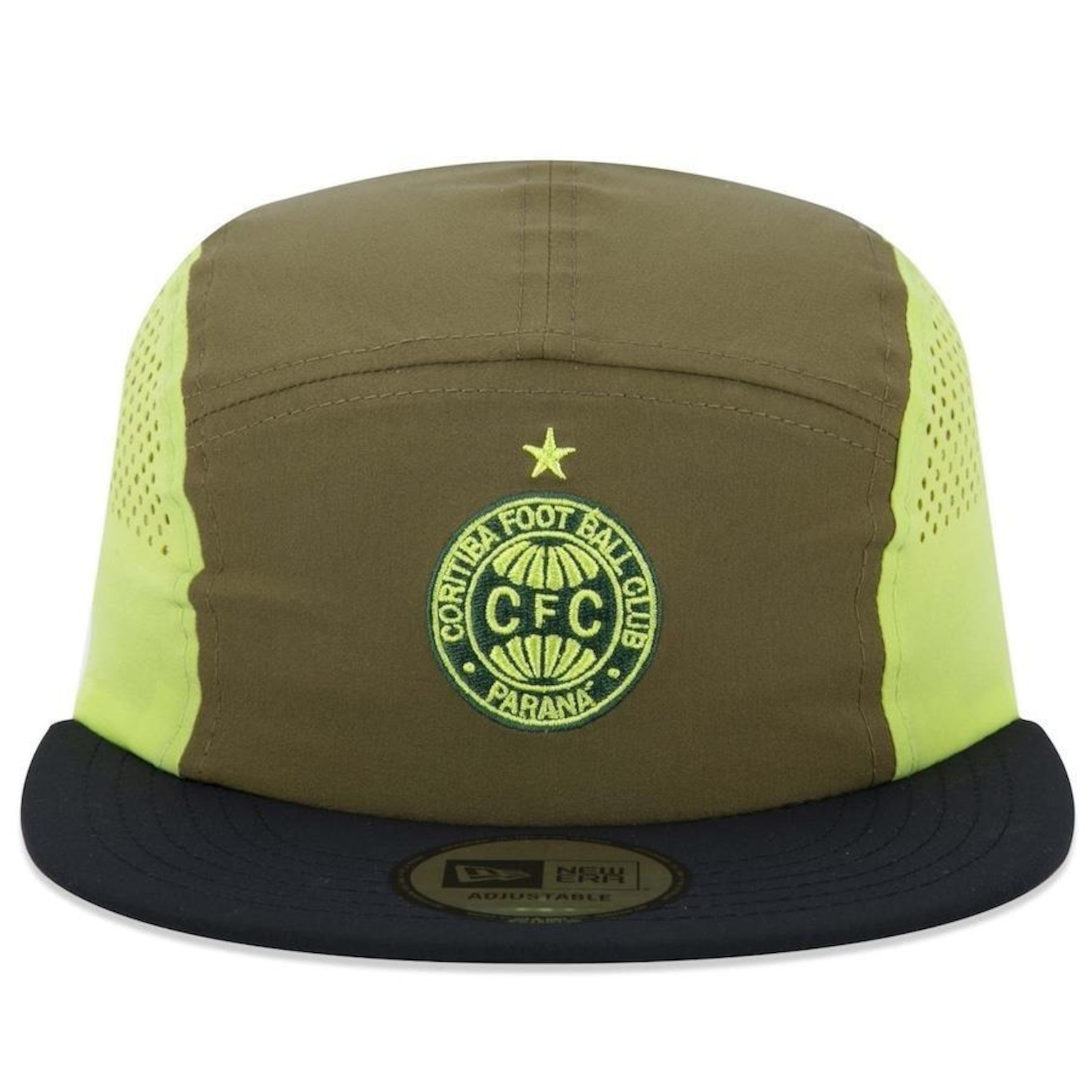 Bone Aba Reta New Era Camper Futebol Coritiba - Strapback - Adulto - Foto 2