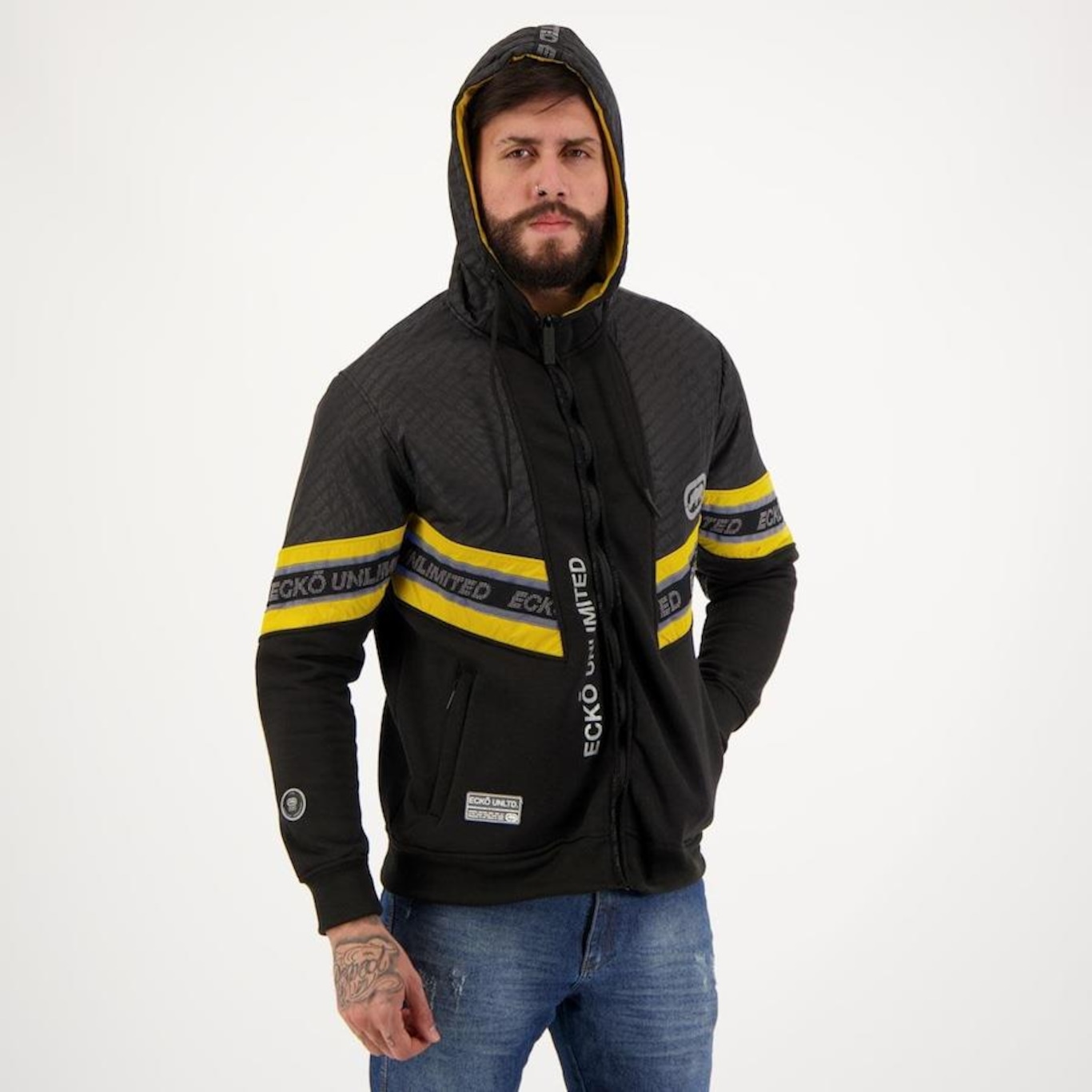 Blusa de Moletom Ecko Masculina com Capuz E810A - Foto 2