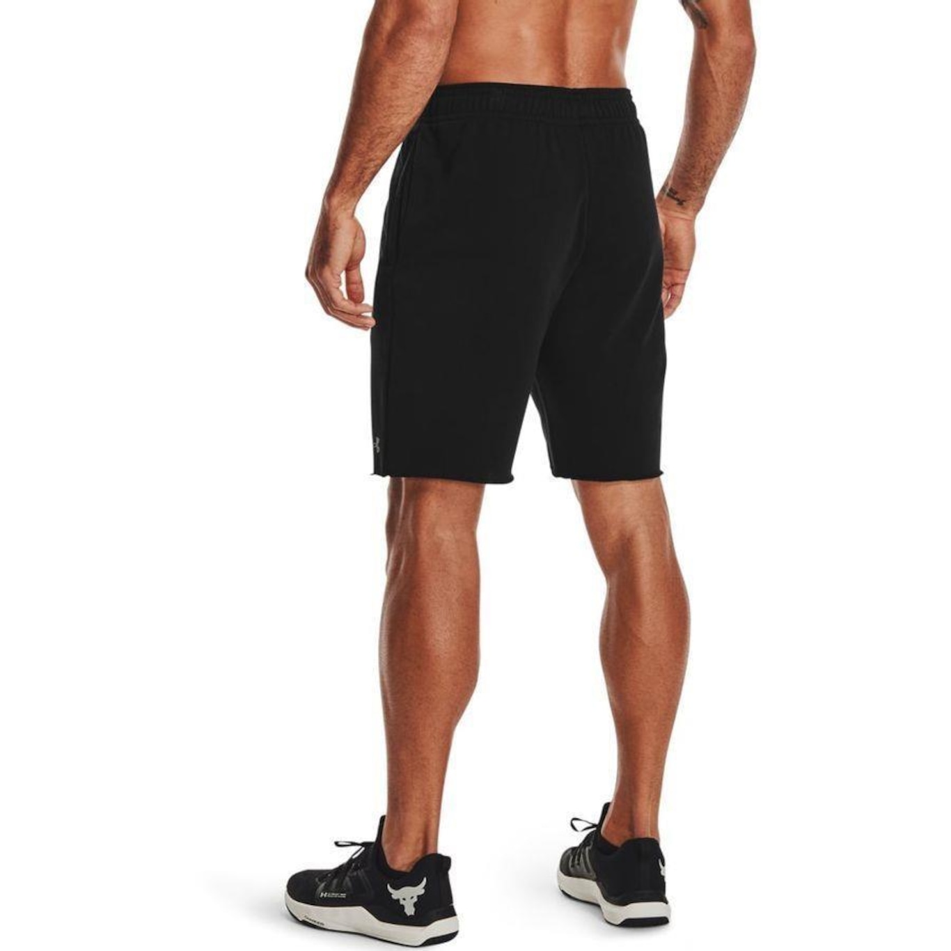 Shorts Under Armour Project Rock Terry - Masculino - Foto 3