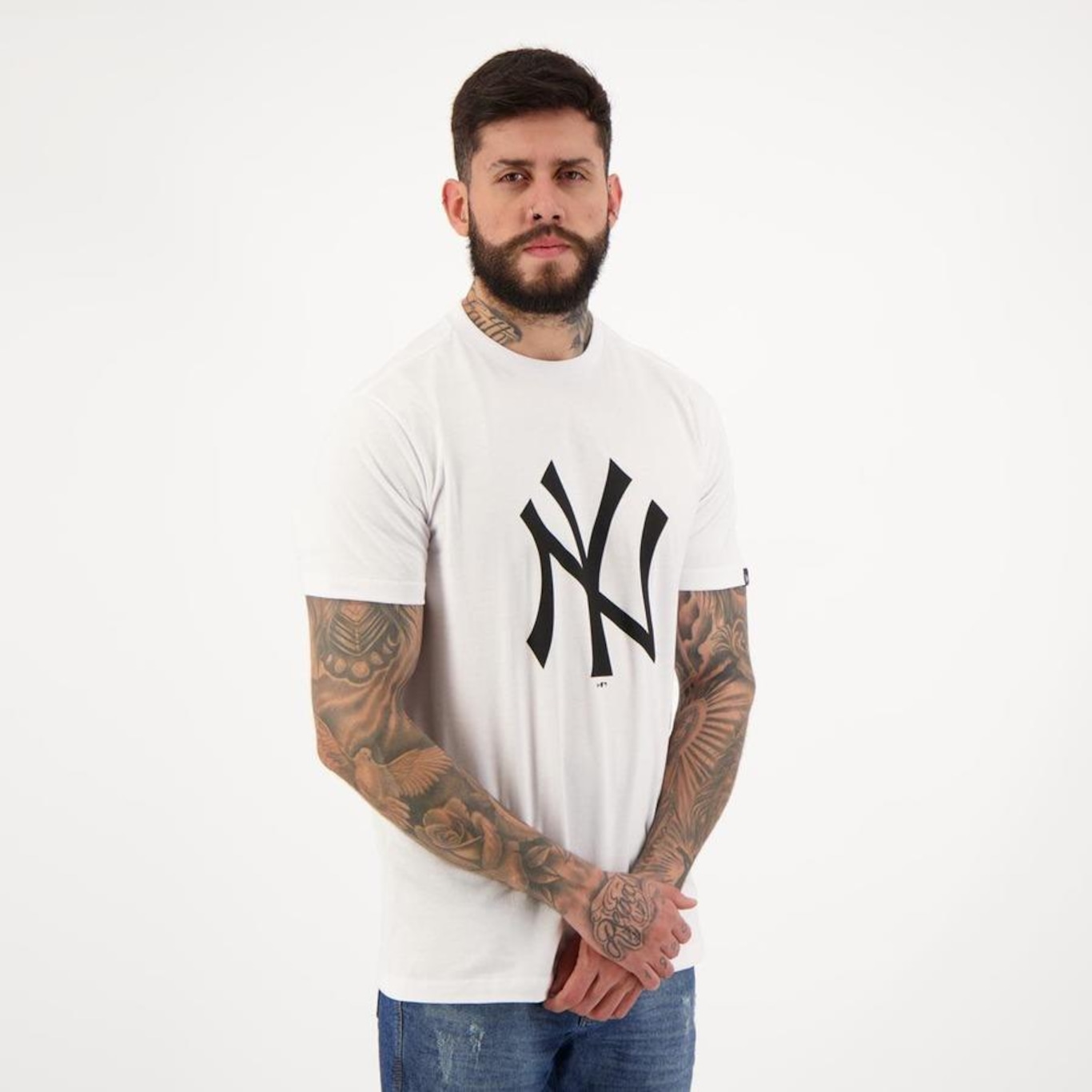 Camiseta New Era MLB New York Yankees Essentials - Masculina - Foto 2