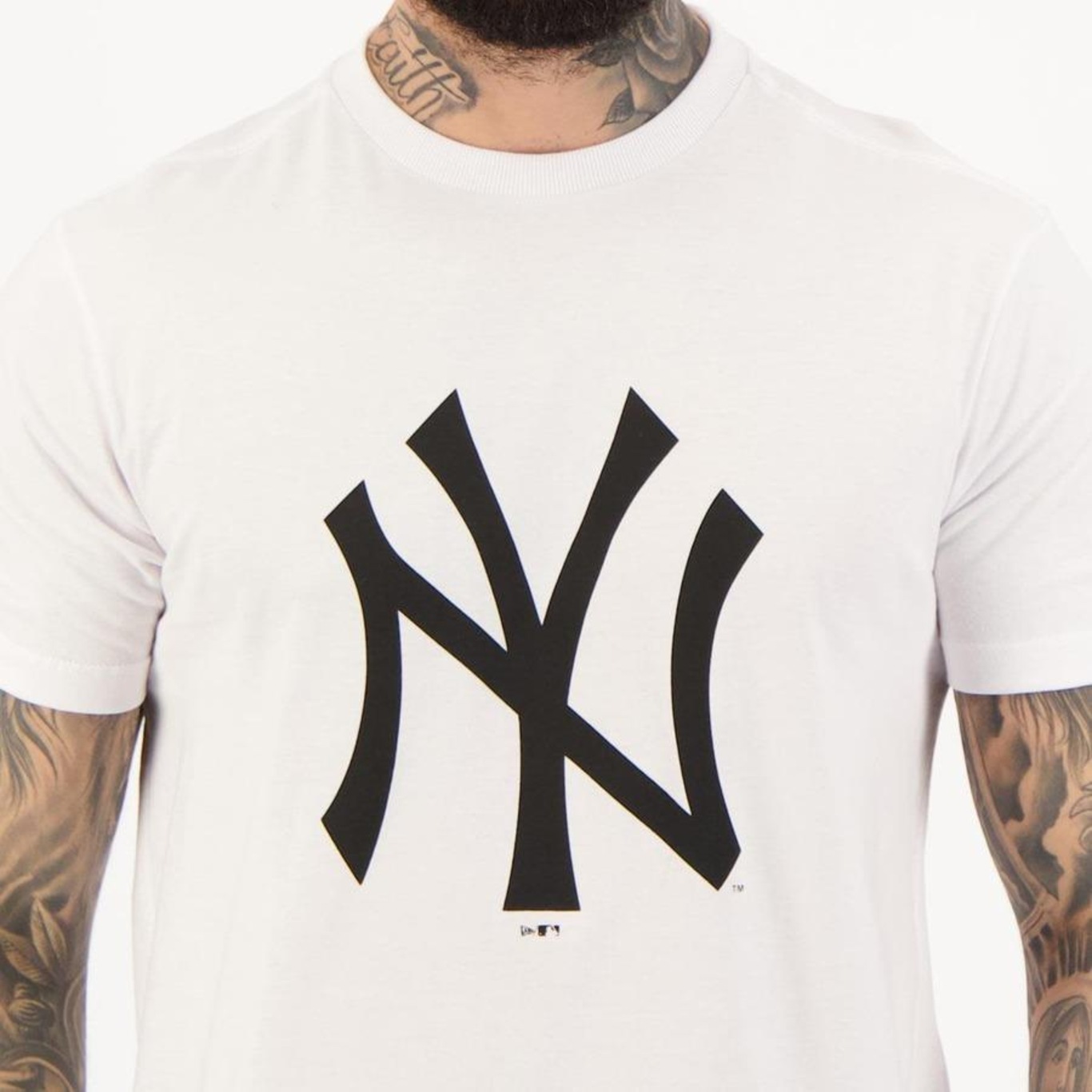 Camiseta New Era MLB New York Yankees Essentials - Masculina - Foto 4