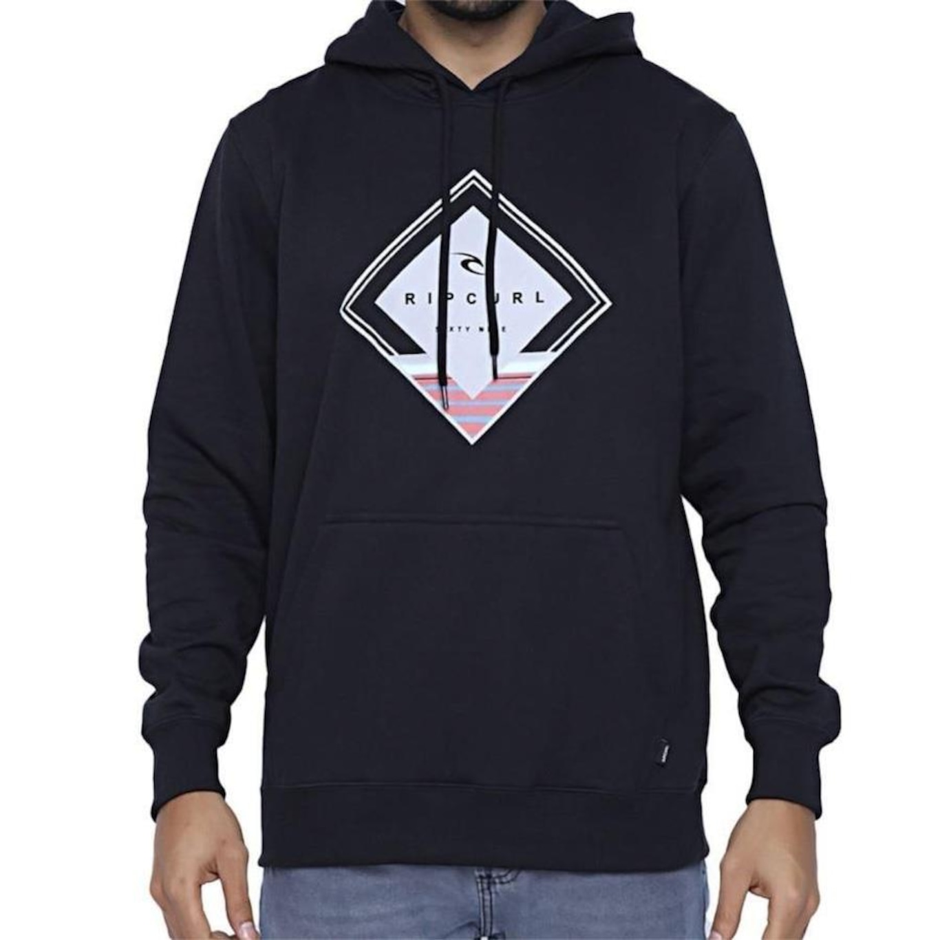 Blusão com Capuz Rip Curl Operator Hood Plus Size - Masculino - Foto 1