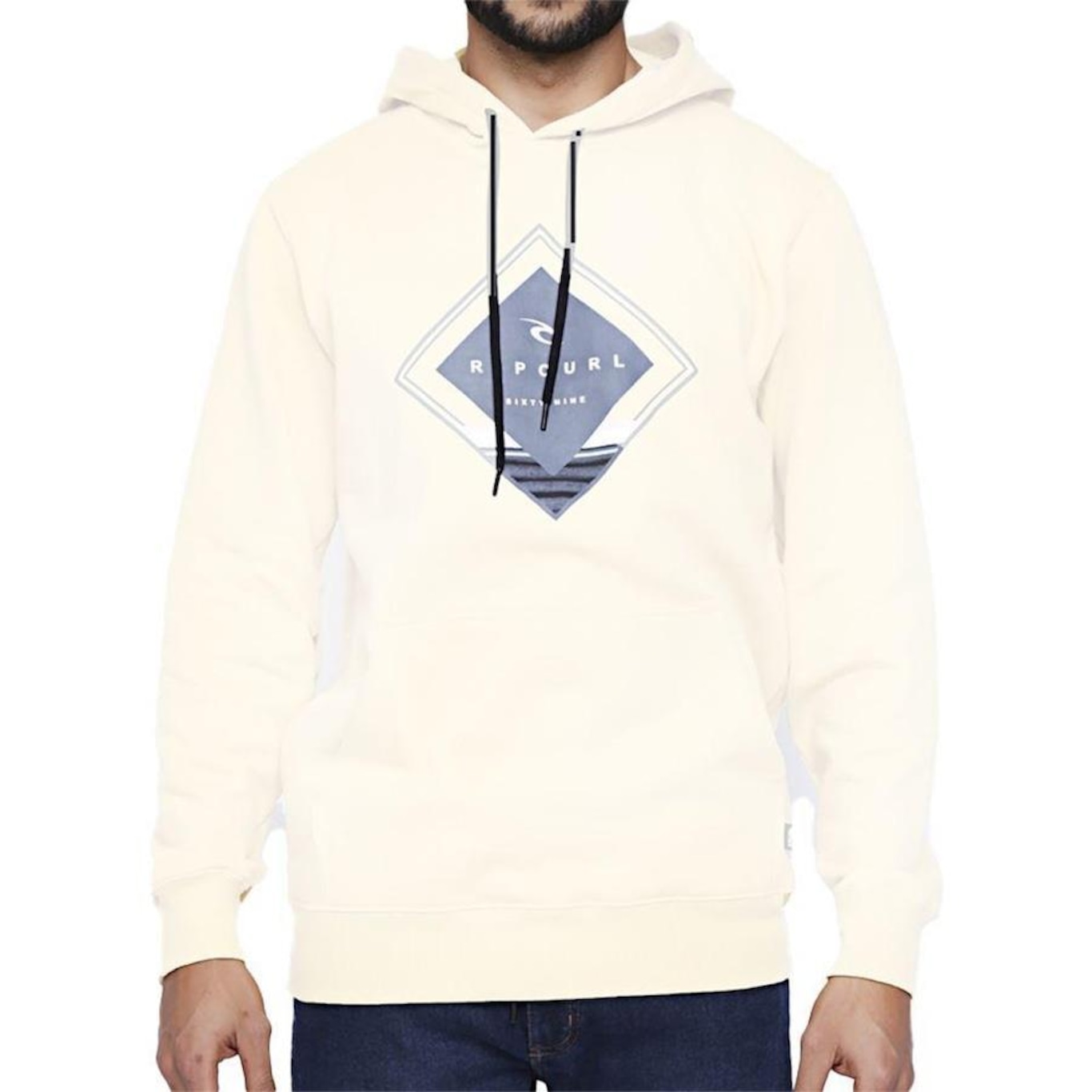 Blusão de Moletom com Capuz Rip Curl Operator Hood Plus Size - Masculino - Foto 1