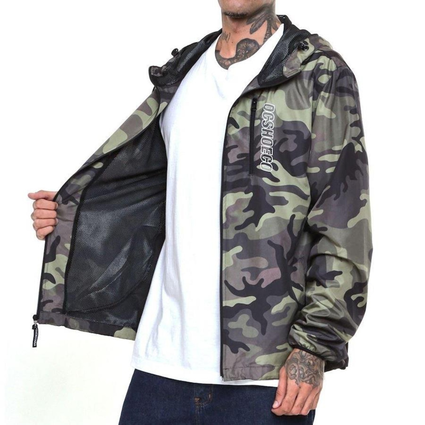 Jaqueta DC Shoes Dagup Print Camo - Masculina - Foto 3