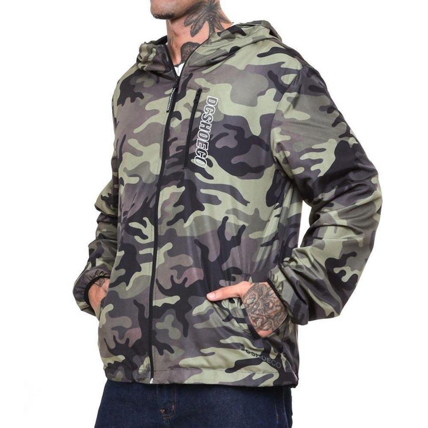 Jaqueta DC Shoes Dagup Print Camo - Masculina - Foto 4