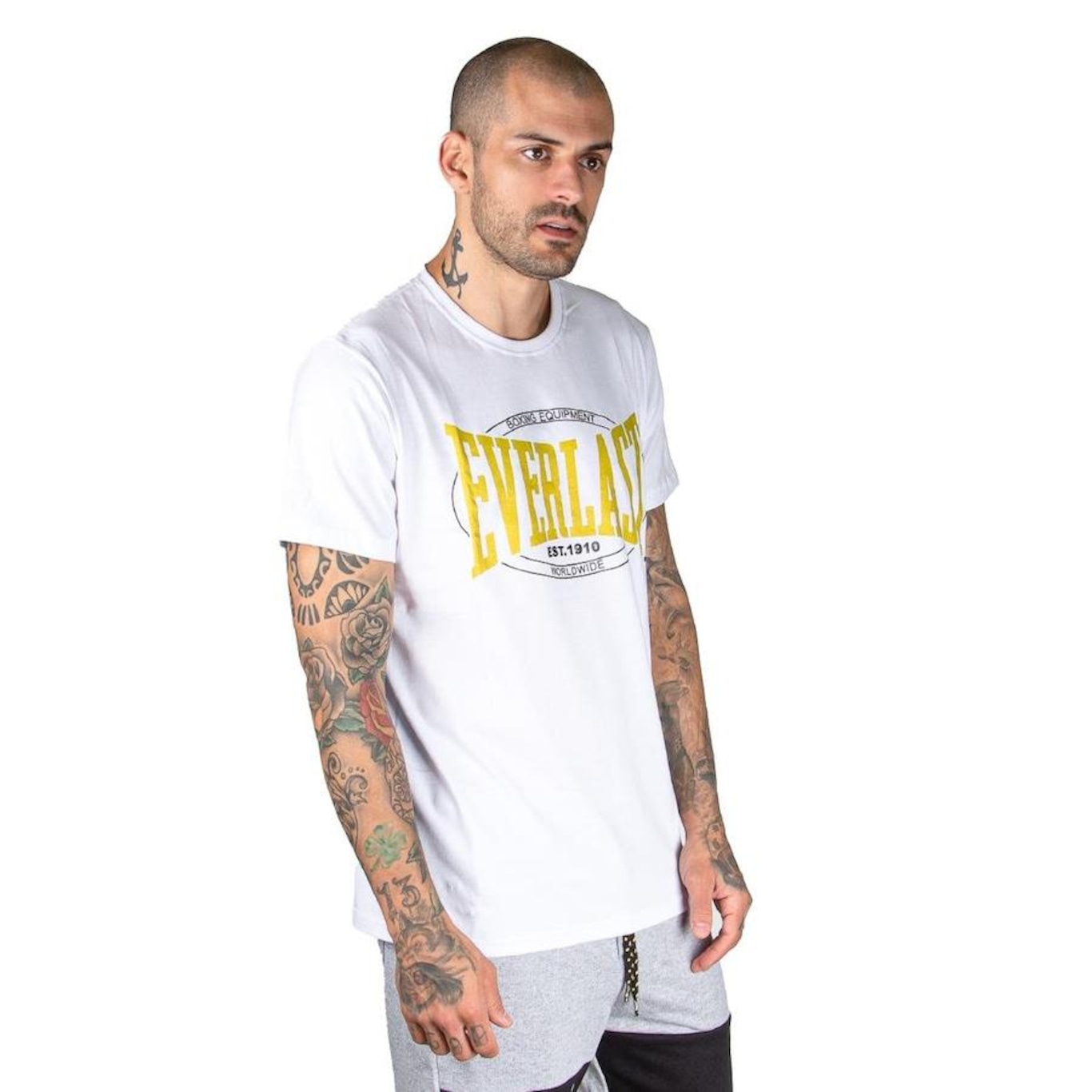 Camiseta Everlast Relevo Metalizado - Masculina - Foto 2