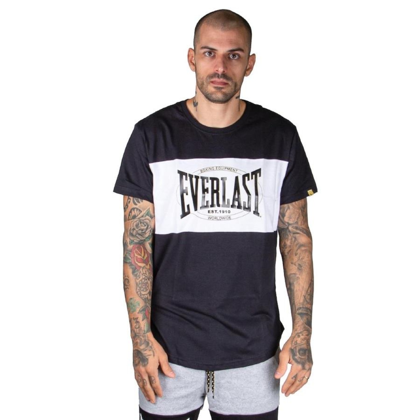 Camiseta Everlast Swag Relevo - Masculina em Promoção