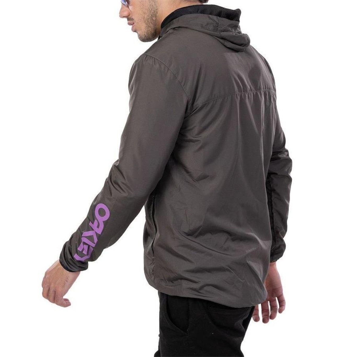 Jaqueta Com Capuz Oakley Windbreaker Mark II - Masculina - Foto 2