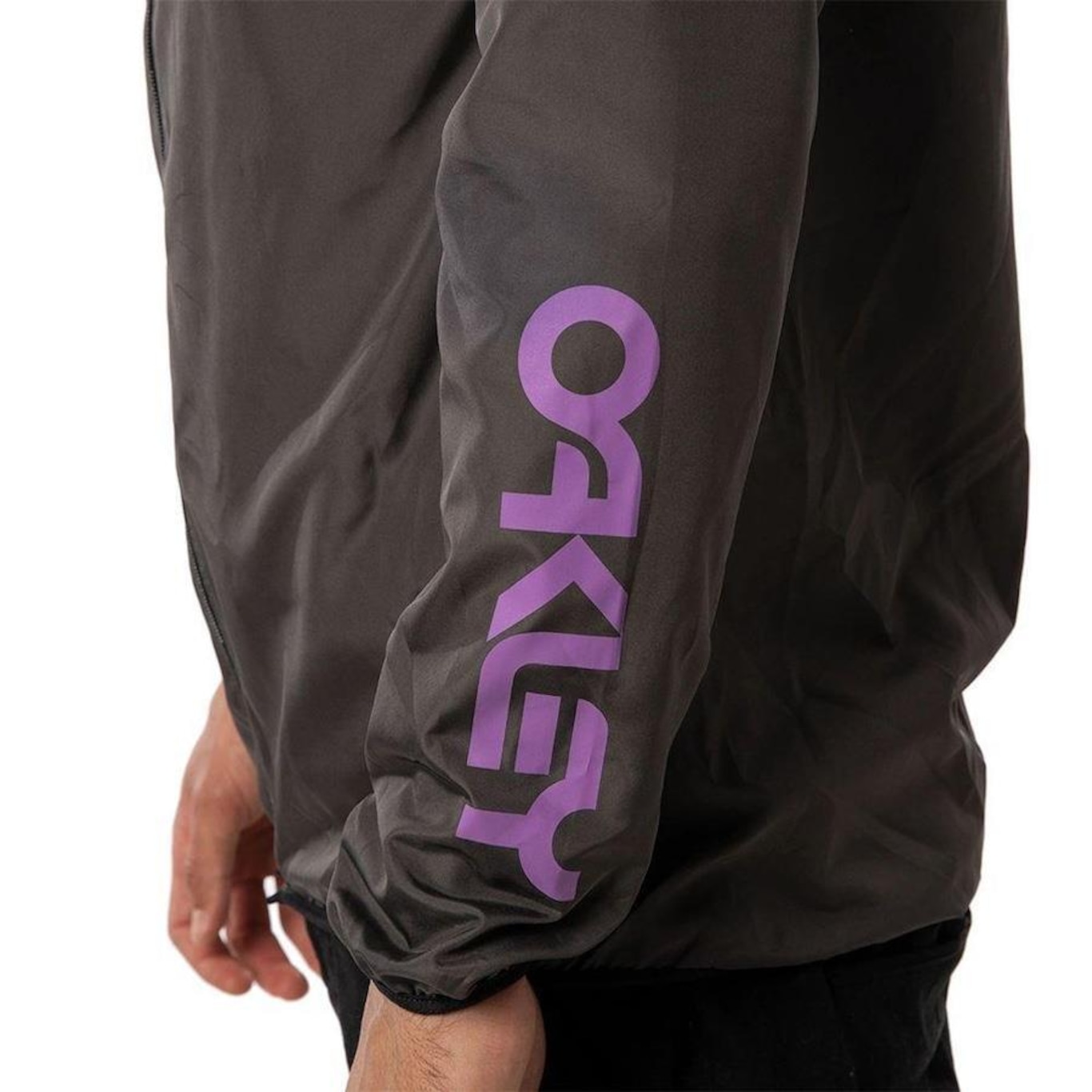 Jaqueta Com Capuz Oakley Windbreaker Mark II - Masculina - Foto 3