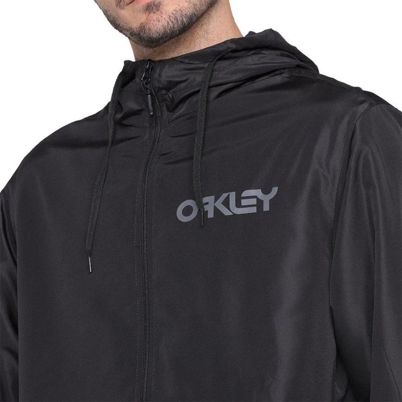 Jaqueta Com Capuz Oakley Windbreaker Mark II -Masculina - Foto 4