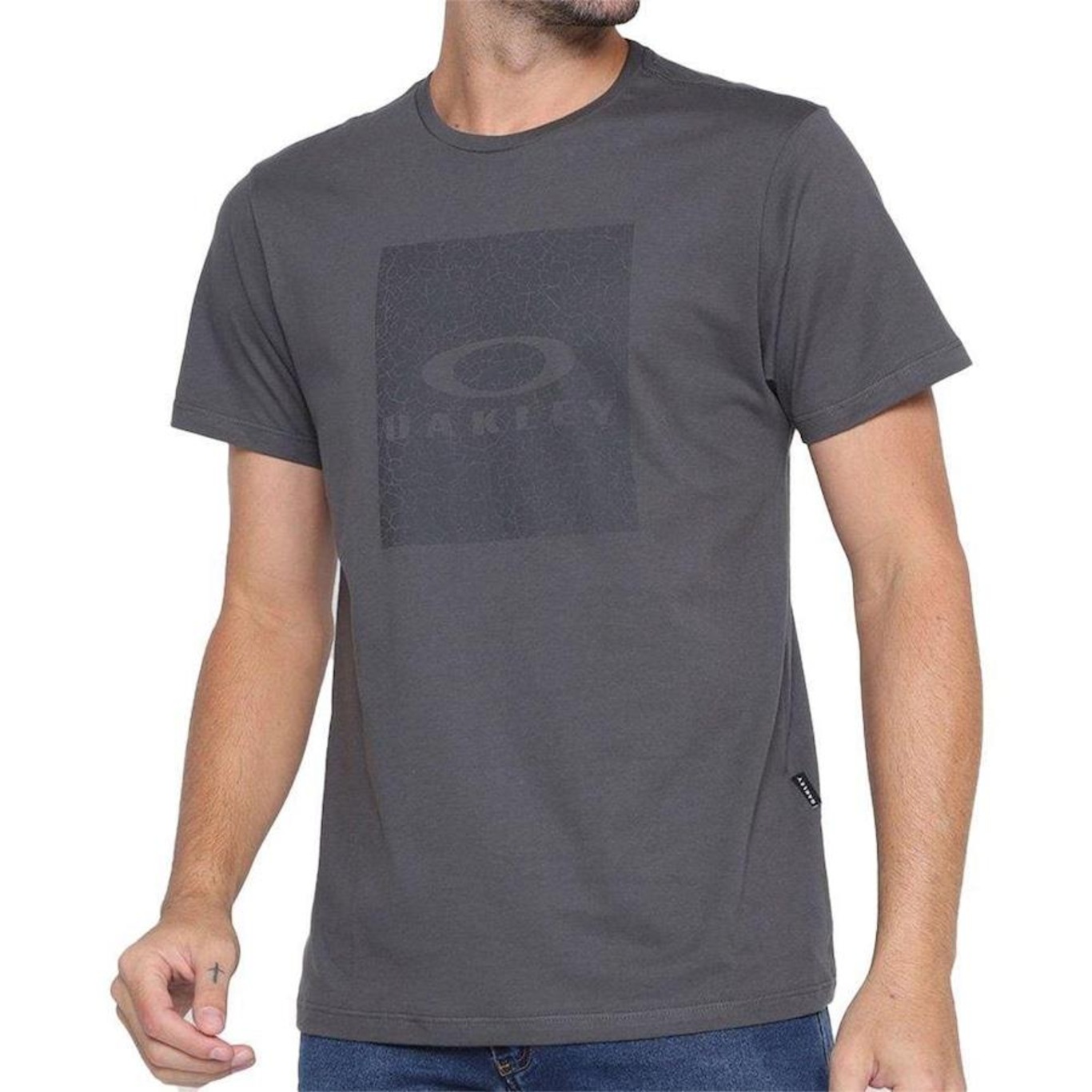 Camiseta Oakley Texture Graphic - Masculina - Foto 1