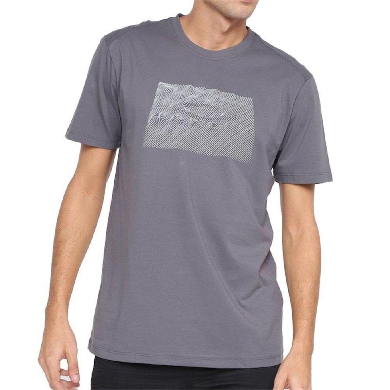 Camiseta Oakley Block Graphic - Masculina - Foto 1