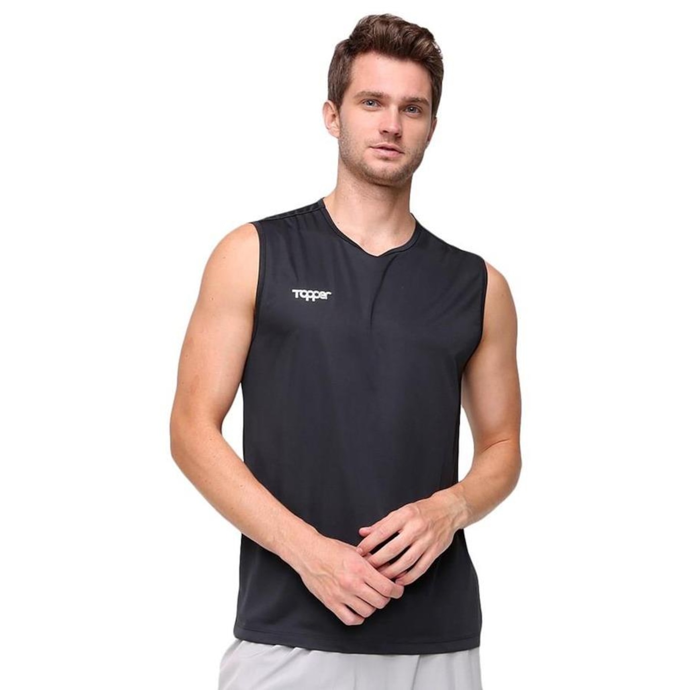 Regata Topper Treino Classic - Masculina - Foto 1