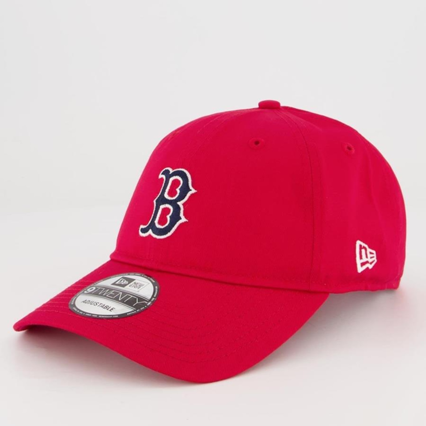 Boné Aba Curva New Era MLB Boston Red Sox 920 - Strapback - Adulto - Foto 1