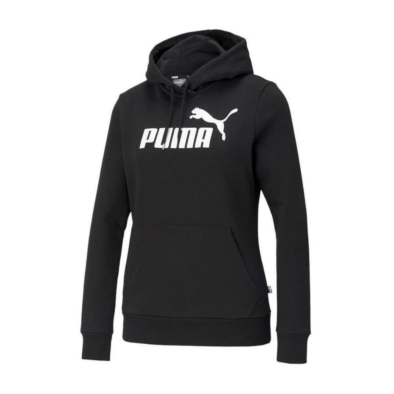 Blusão de Moletom Puma Essentials Logo Hoodie - Feminino - Foto 1