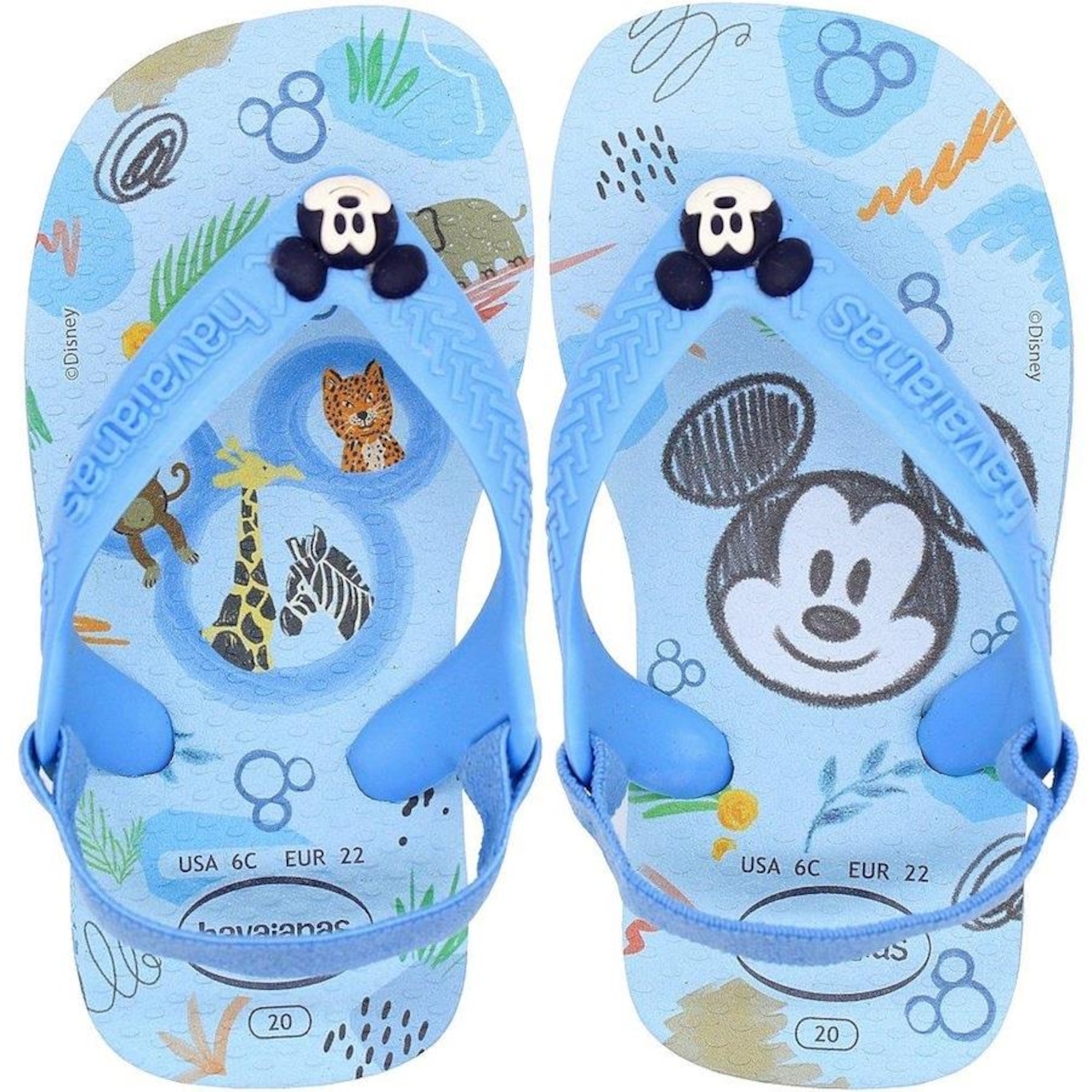 Havaianas Baby Disney Tico e Teco - Marrom em Promoção na Americanas