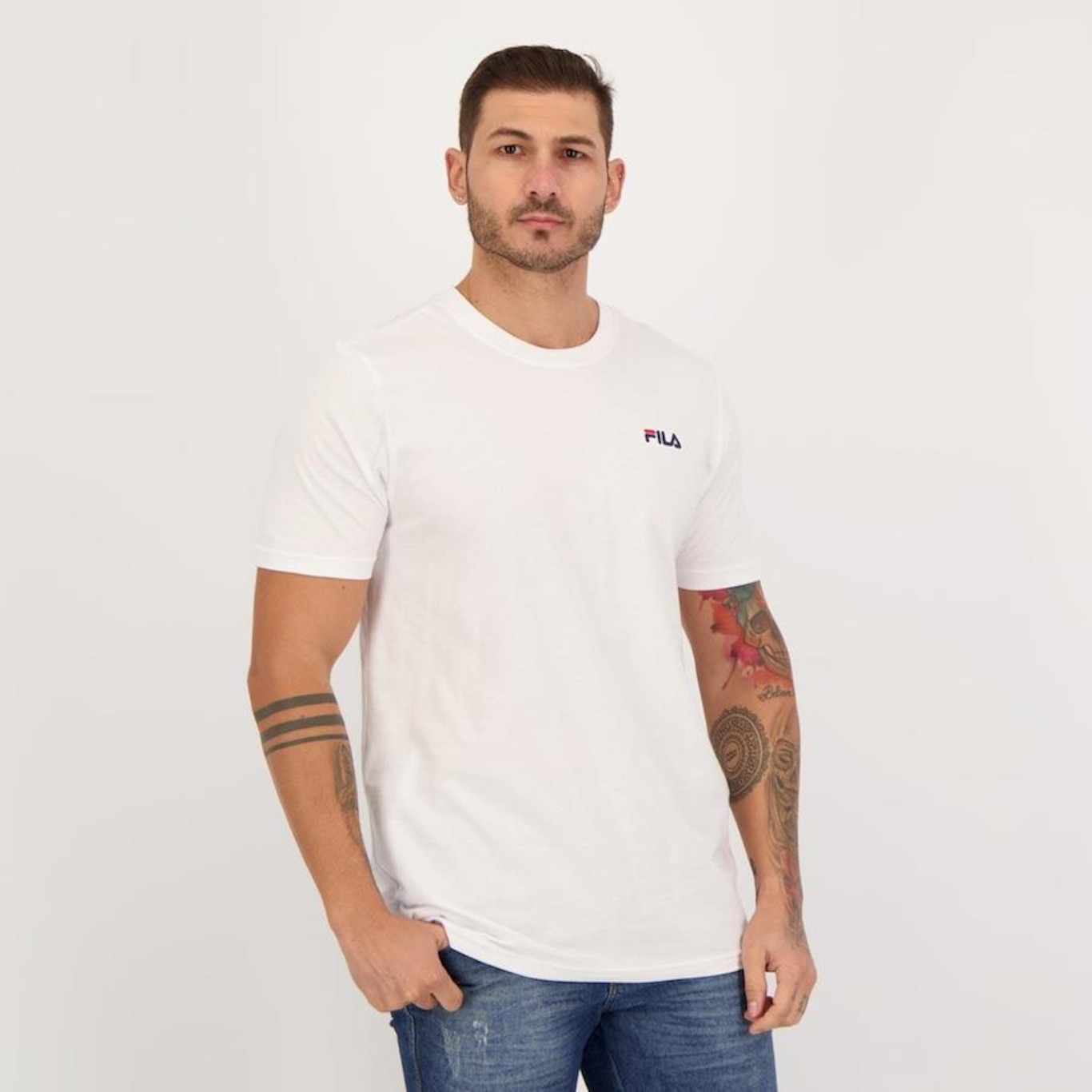 Camiseta Fila Classic - Masculina - Foto 2