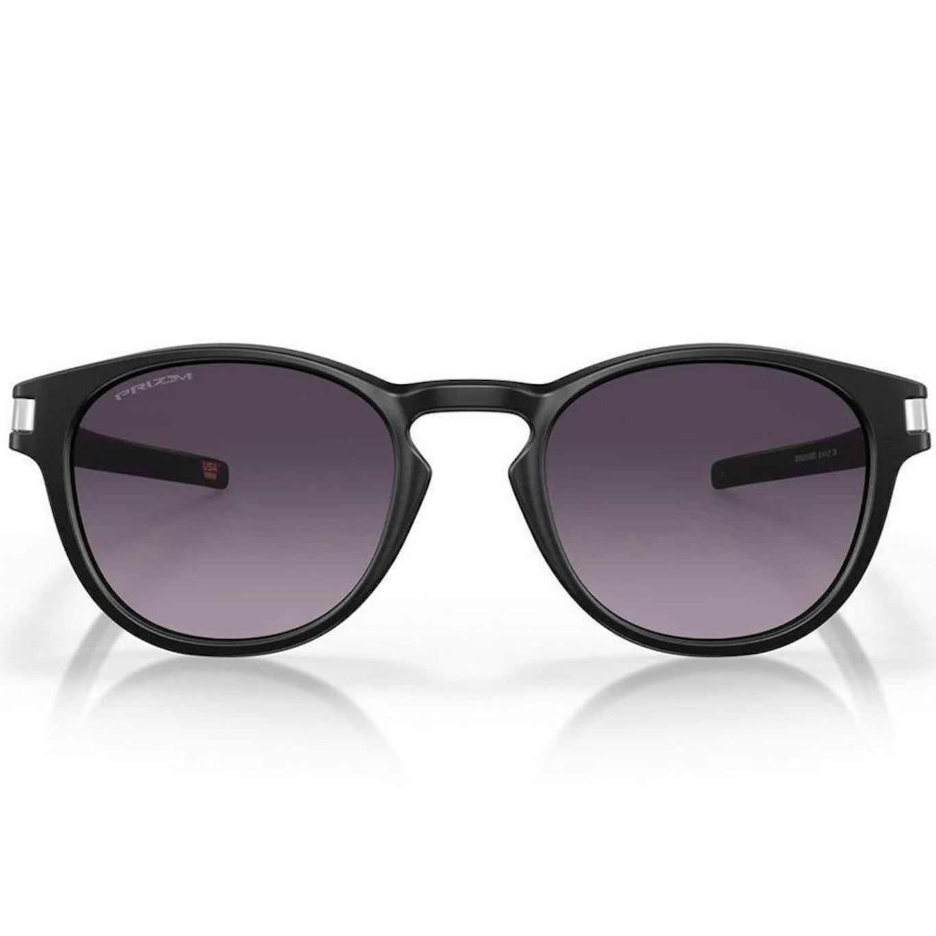 Óculos de Sol Oakley Latch Matte Black Prizm Grey Gradient - Unissex - Foto 3