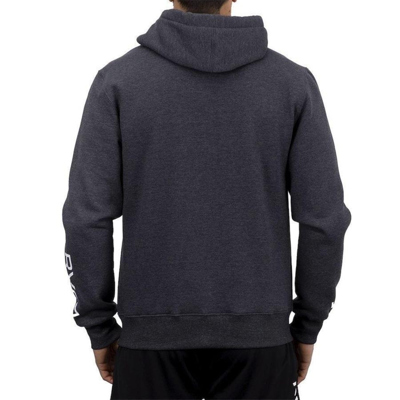 Jaqueta de Moletom RVCA Aberto Swift Hoodie Patch - Masculino Cinza - Foto 2