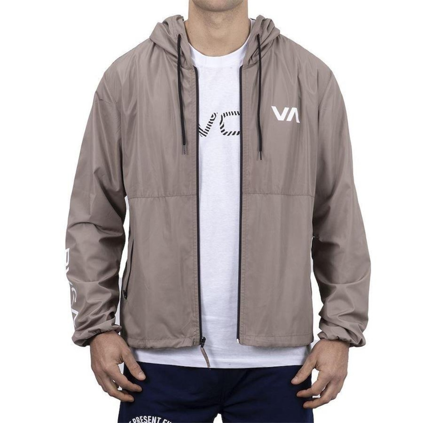 Jaqueta com Capuz RVCA Hexstop IV - Masculina - Foto 4