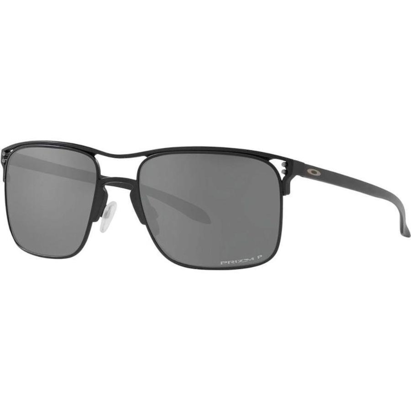 Óculos de Sol Oakley Holbrook TI Satin Black - Unissex - Foto 1