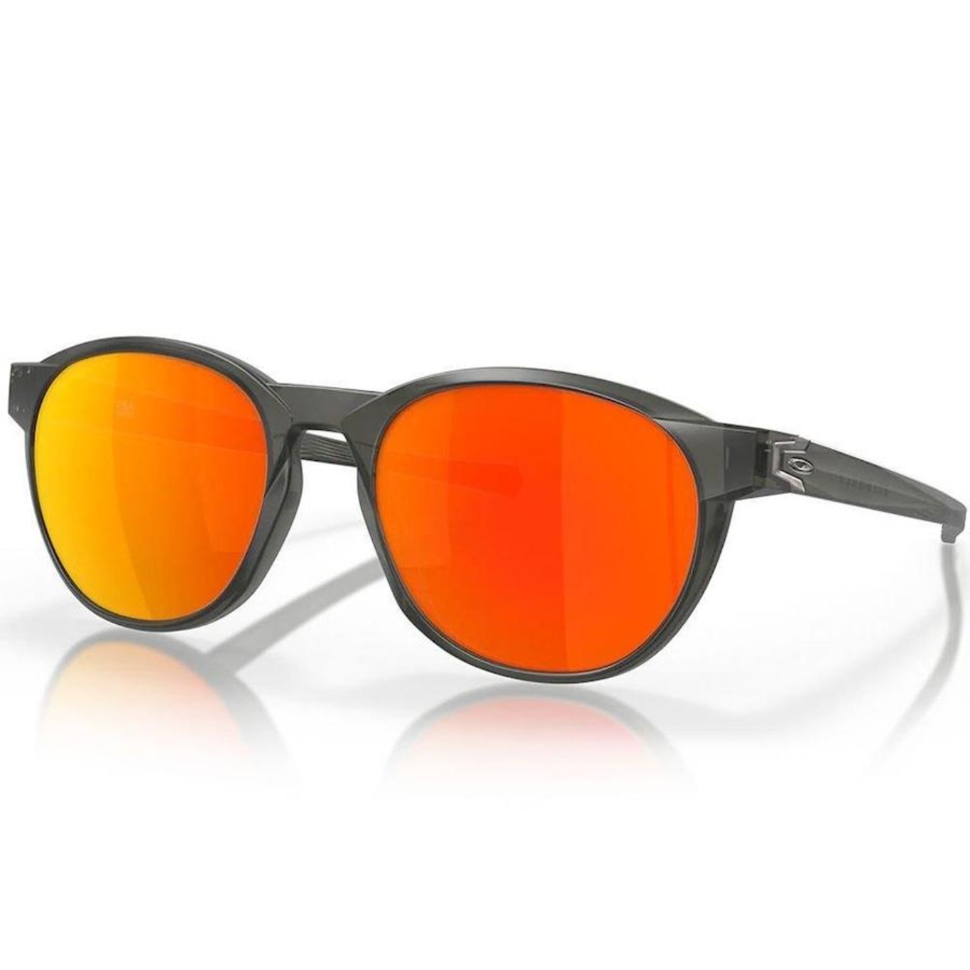 Óculos de Sol Oakley Reedmace Matte Grey Smoke - Unissex - Foto 1