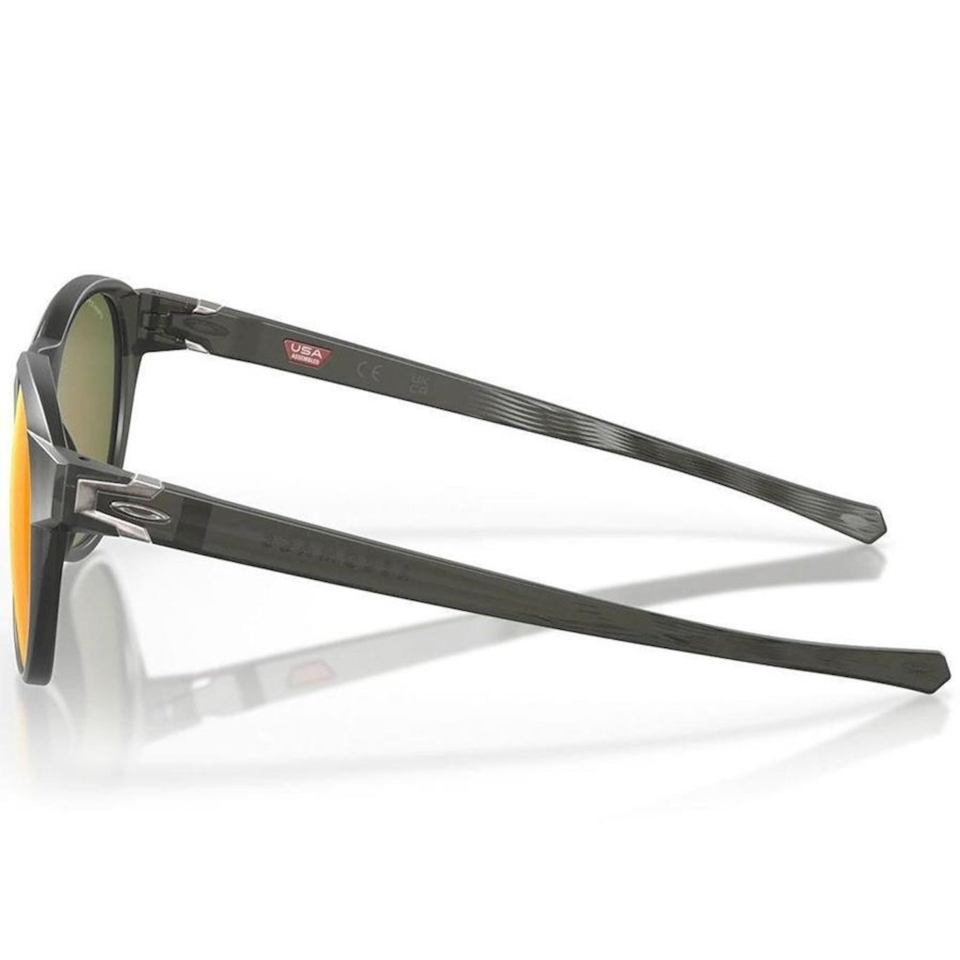 Óculos de Sol Oakley Reedmace Matte Grey Smoke - Unissex - Foto 2