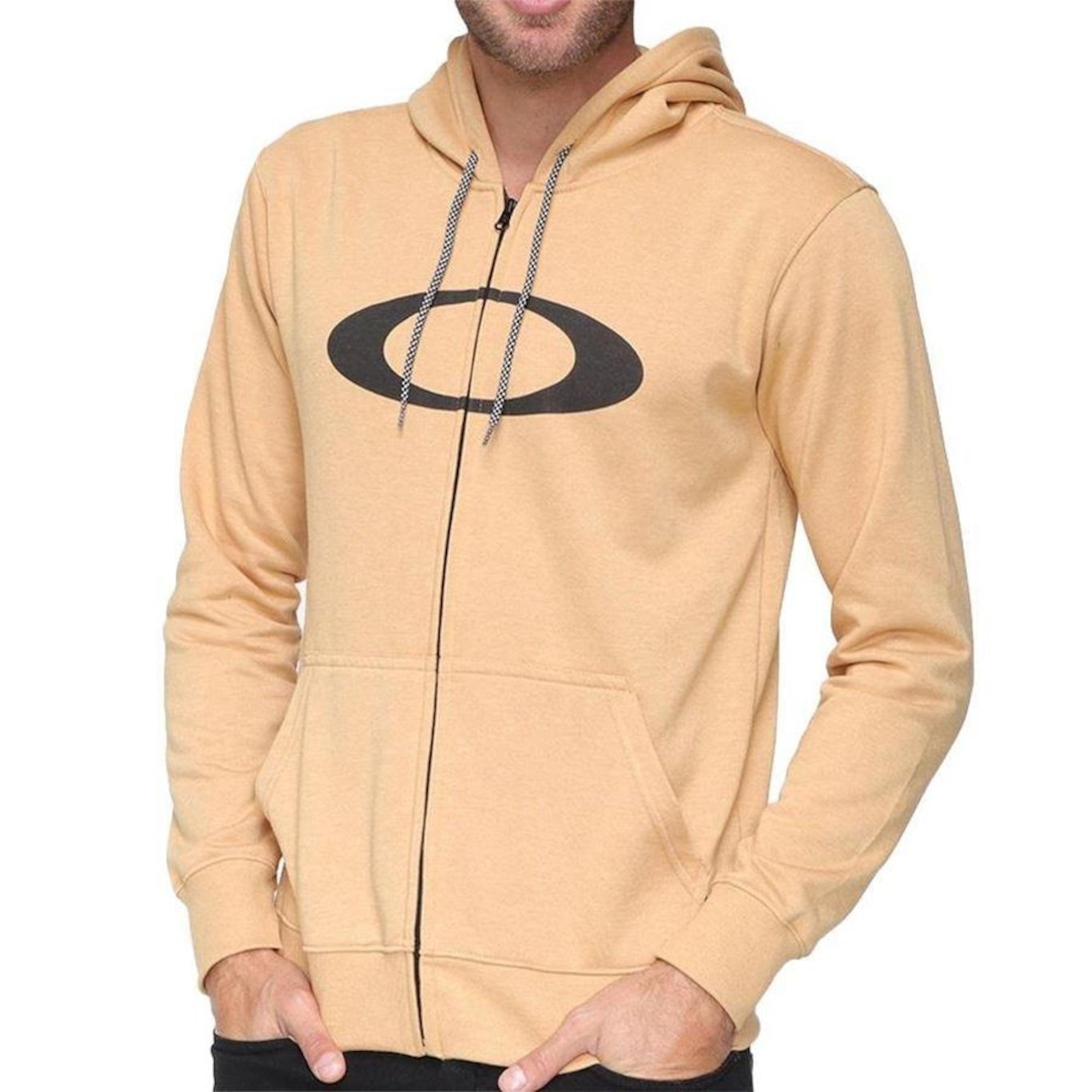 Jaqueta Com Capuz Oakley Aberto Ellipse F/Z Hoodie - Masculino - Foto 1