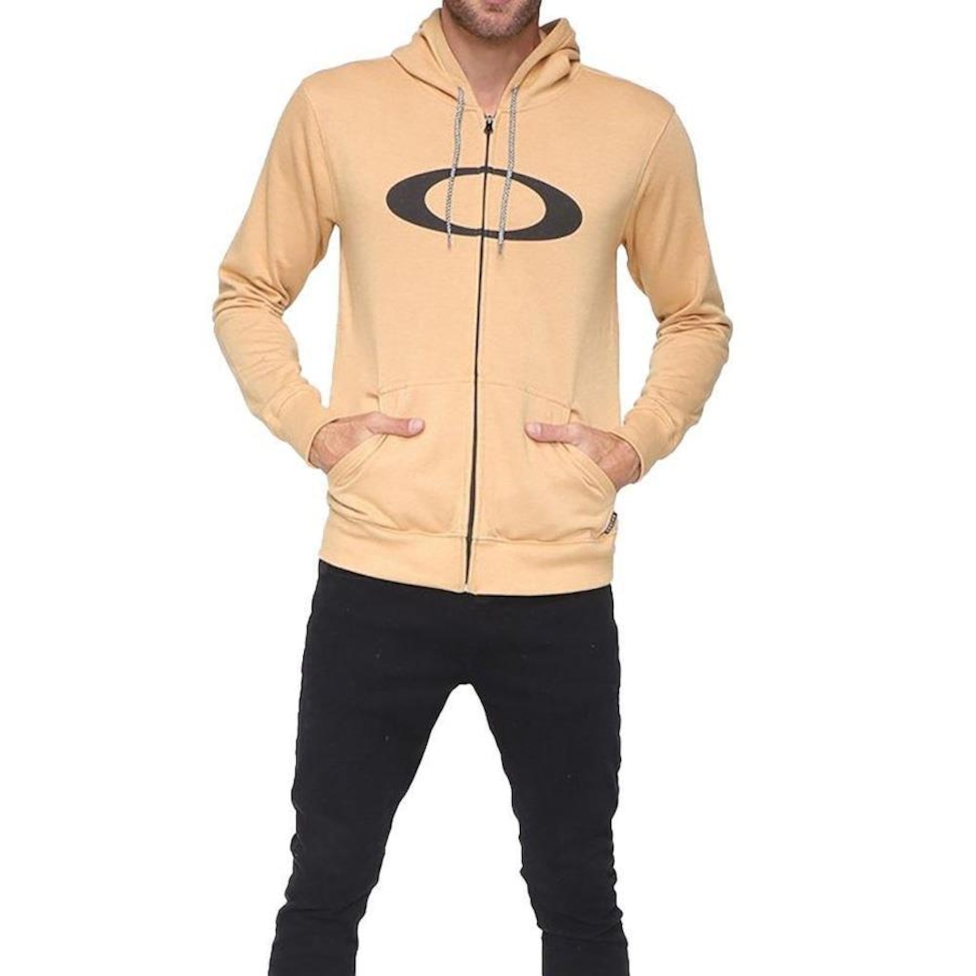 Jaqueta Com Capuz Oakley Aberto Ellipse F/Z Hoodie - Masculino - Foto 4