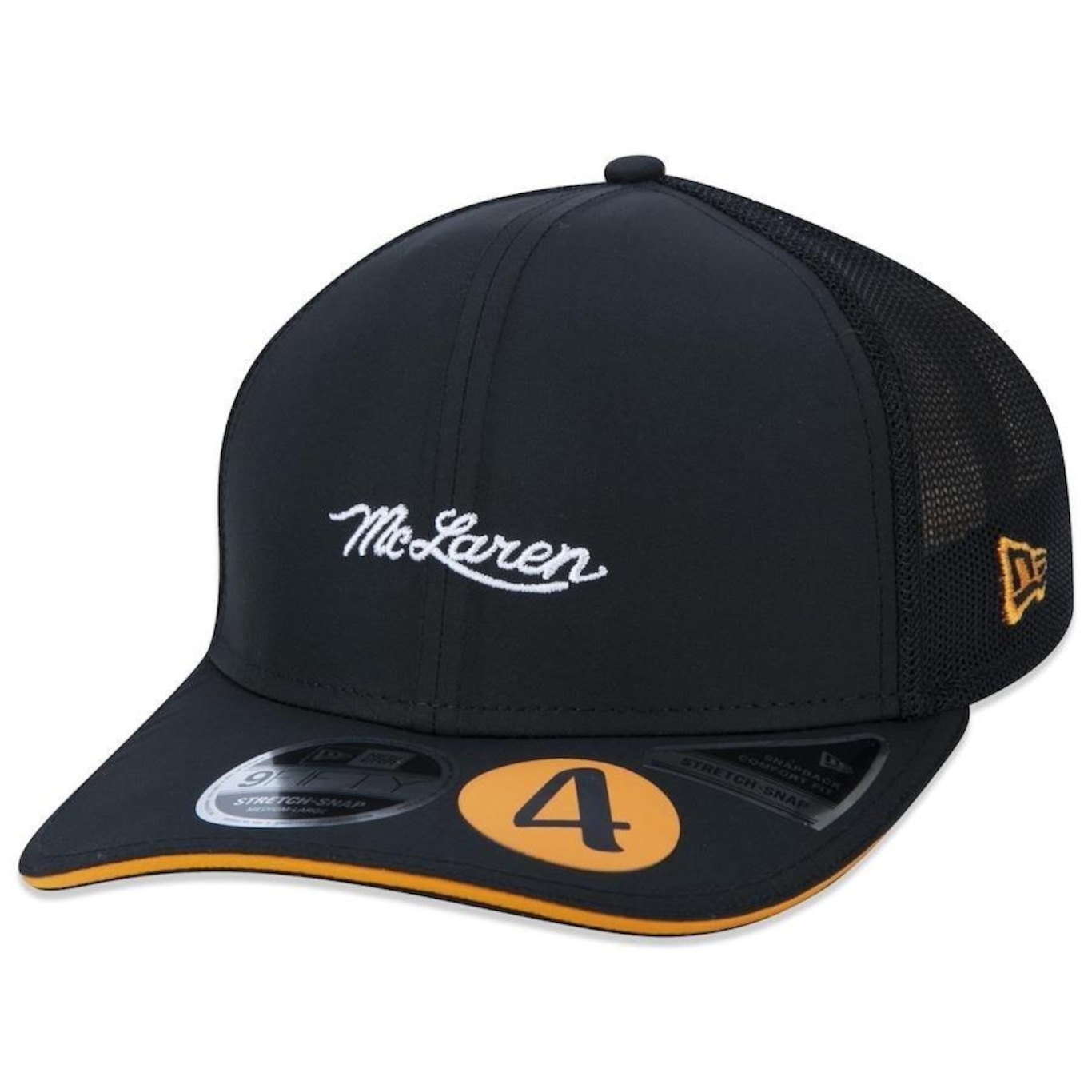 Boné Aba Curva New Era 9Fifty Mclaren F1 Team GP Monaco Lando Norris - Stretch Snap - Adulto - Foto 1