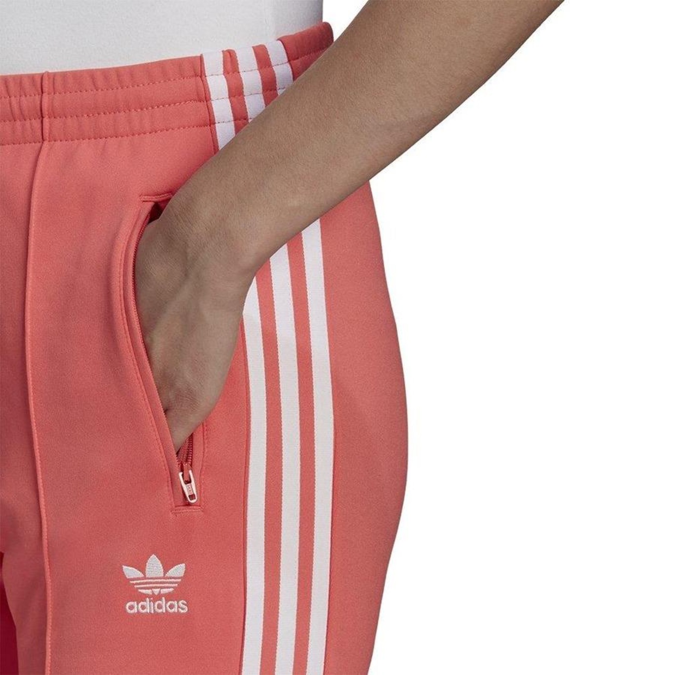 Pantalón Adidas Primeblue SST Vermelho para Mulher