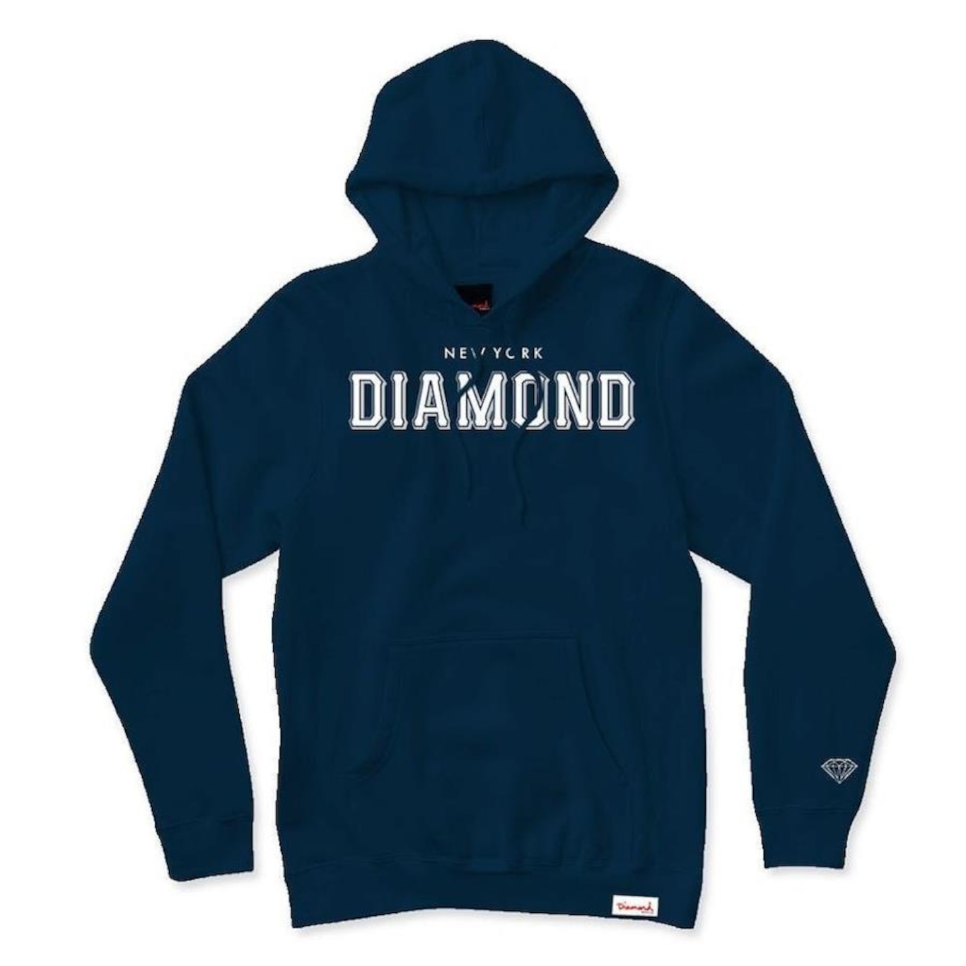 Blusão de Moletom com Capuz Diamond Hometeam Ny Hoodie - Masculino - Foto 1