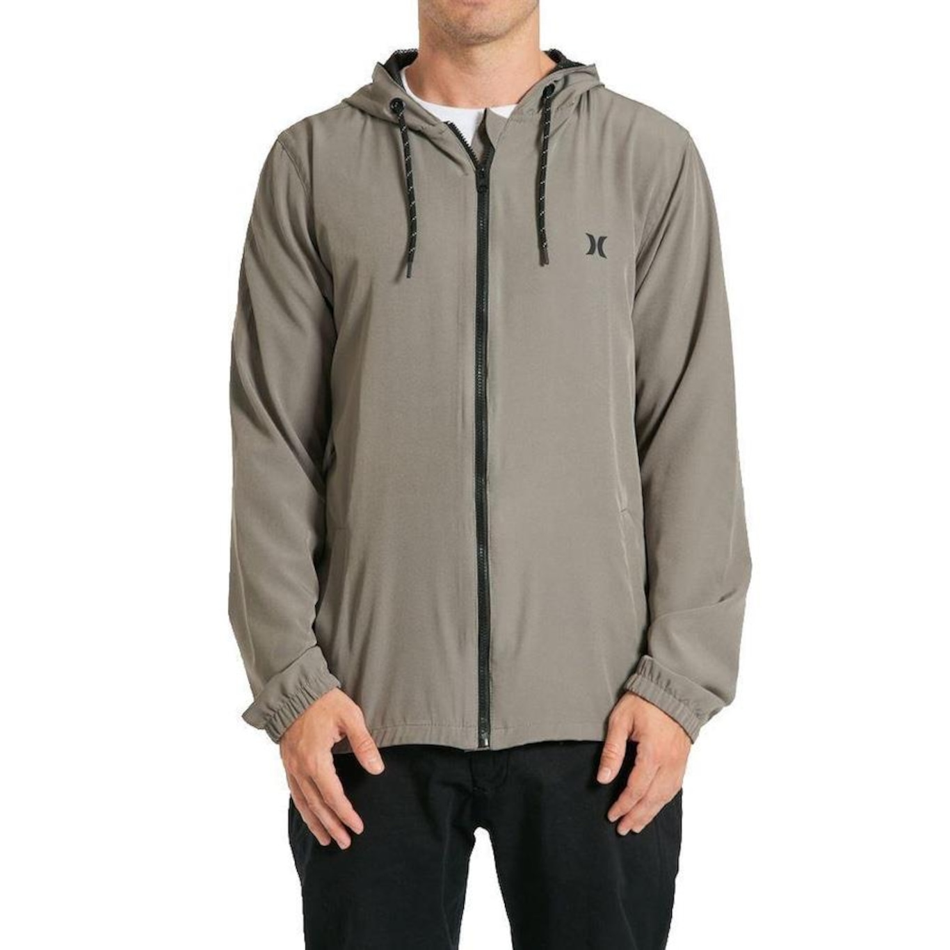 Blusão de Moletom com Capuz Hurley Windbreaker Cold - Masculina - Foto 1